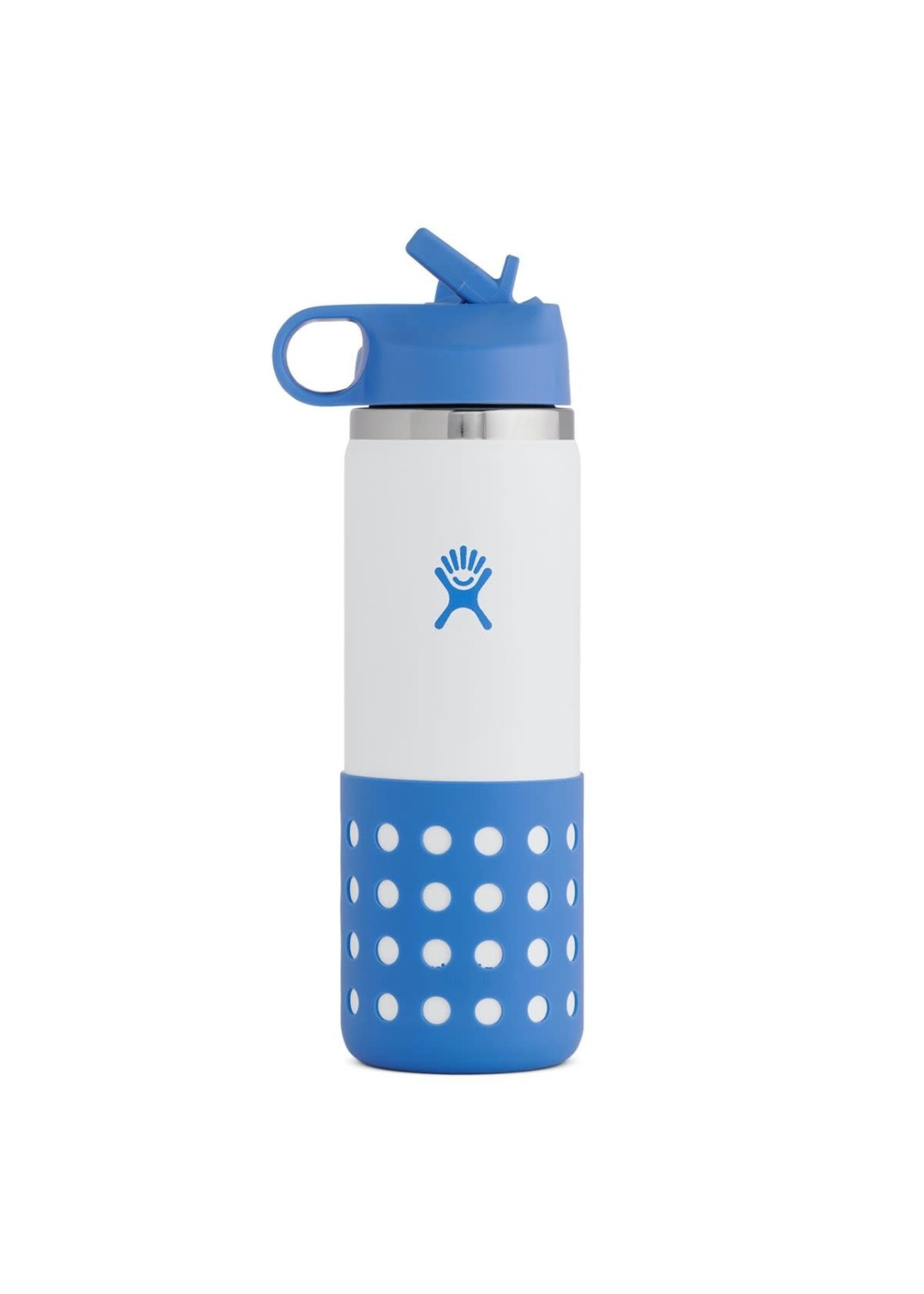 HYDRO FLASK Bouteille à grand goulot avec paille pour enfants – 20 oz