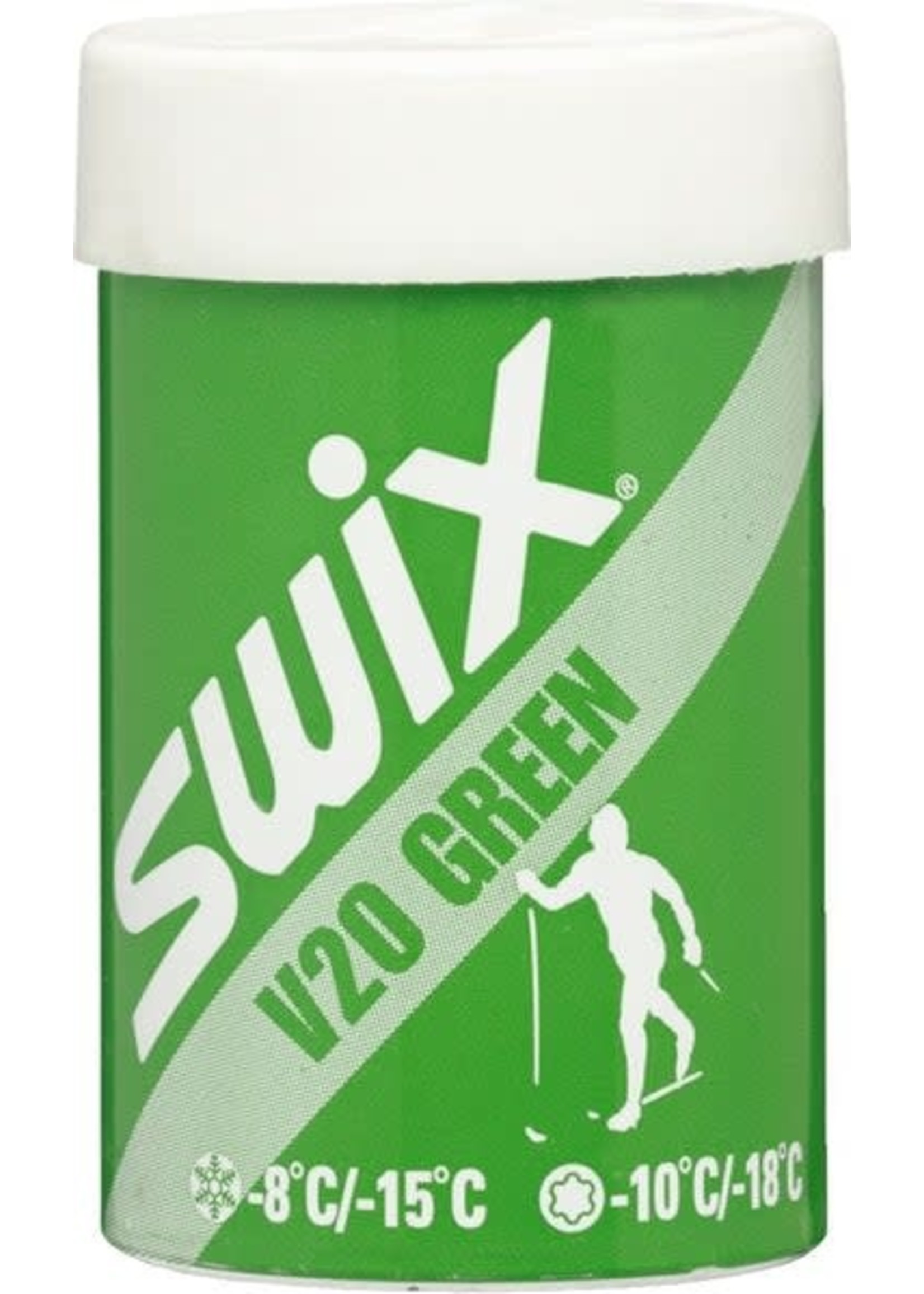 SWIX Fart d'adhérence (Grip) V20 VERT KICK WAX / -10C/-18C