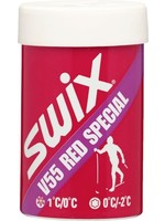 SWIX Fart d'adhérence (Grip) V55 ROUGE SPECIAL KICK WAX / 0C/-2C