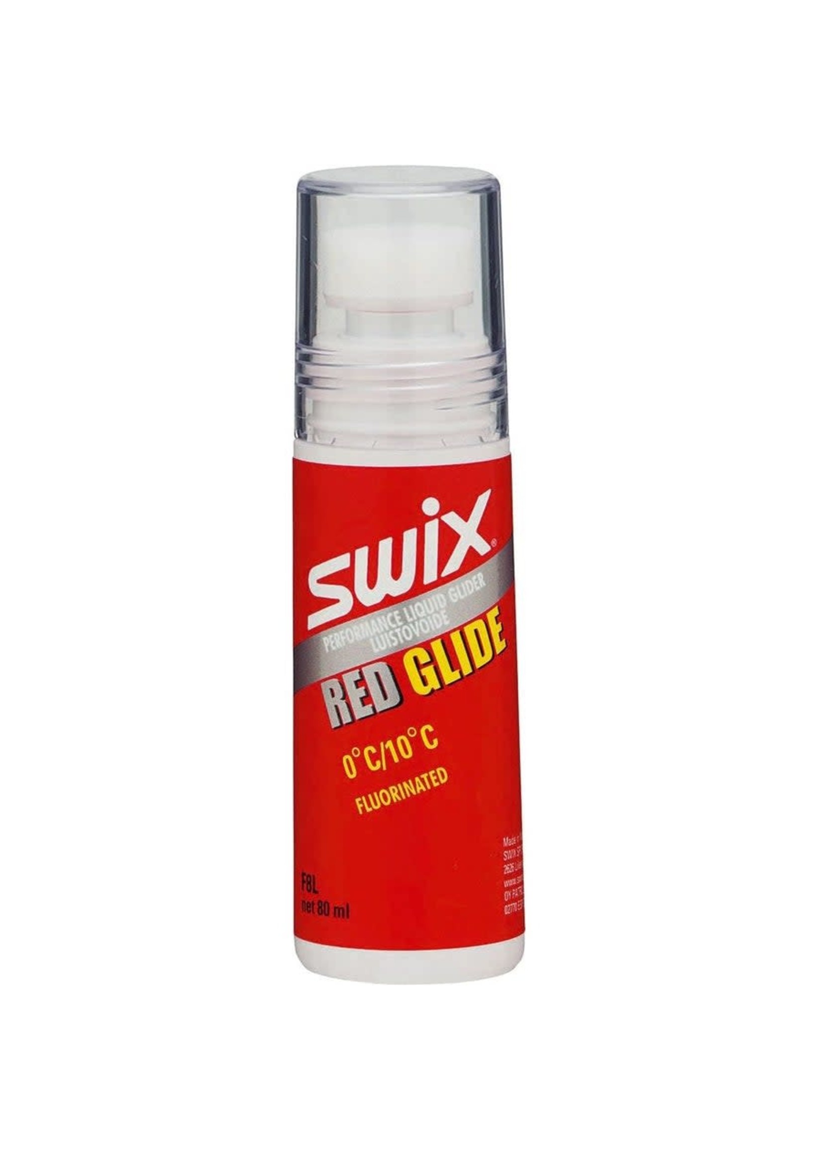 SWIX Cire de glisse F8L RED Glide (Rouge) / 0C/+10C / 80 ml