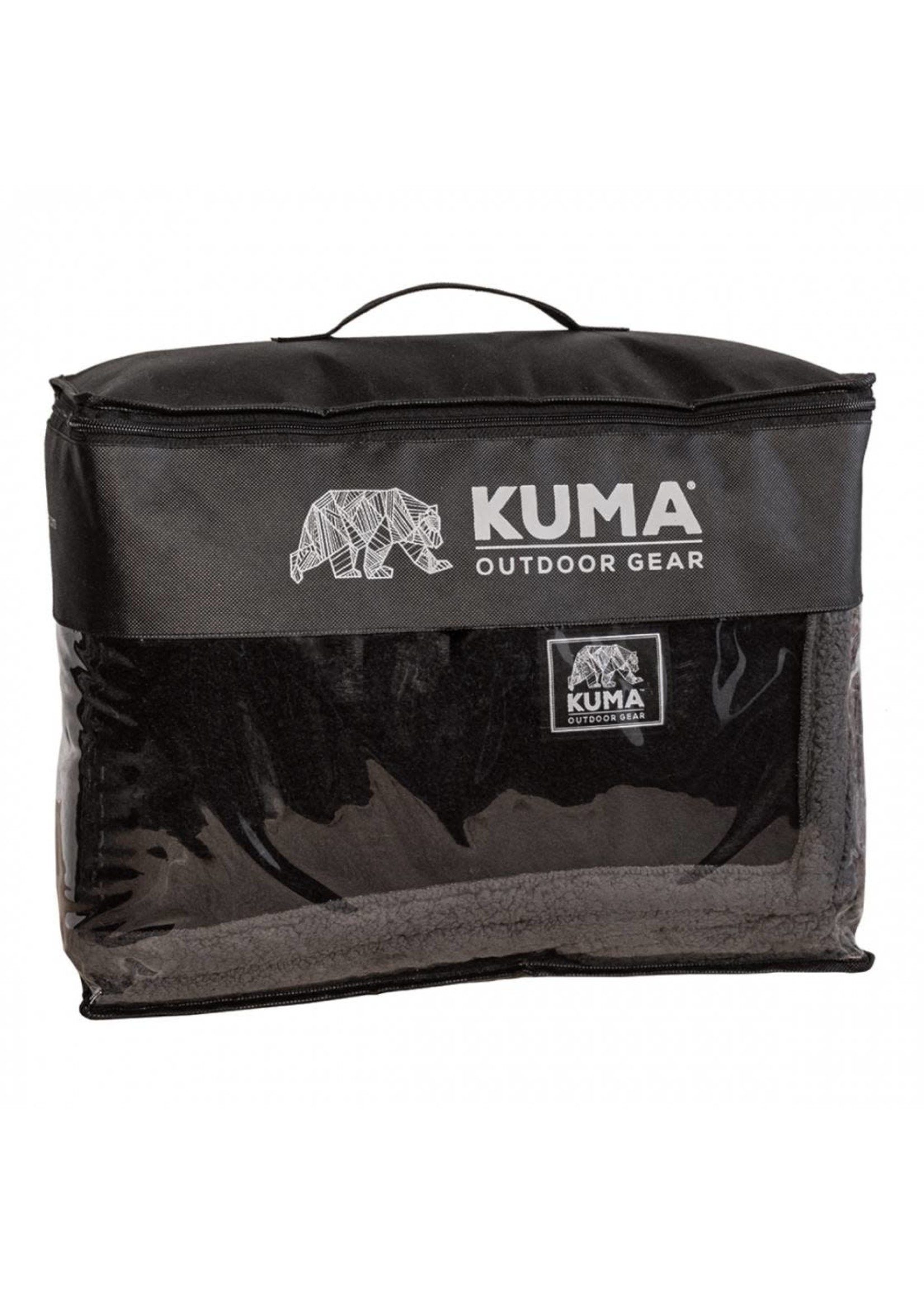 KUMA Jetée Bear Sherpa - Charcoal - 60" X 70"