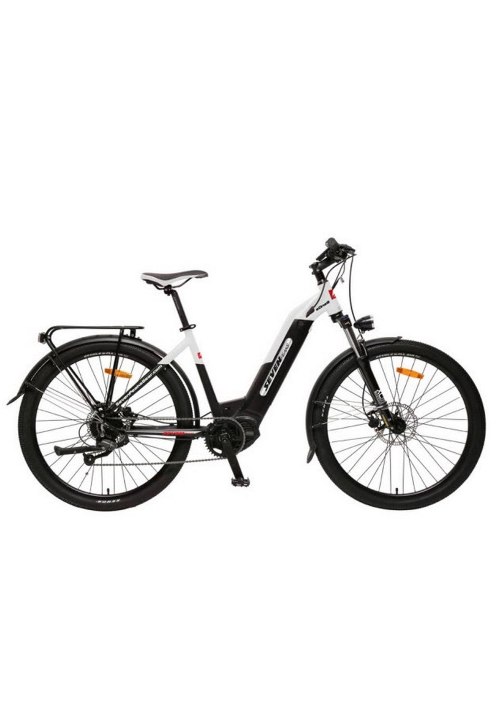 SEVEN PEAKS Vélo E-One 9R 500W /14A / Noir & blanc