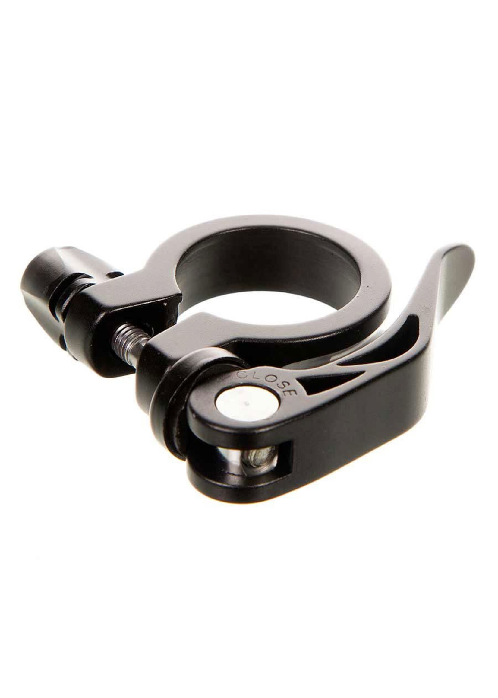 EVO Collier de tige de selle de vélo à dégagement rapide intégré 31.8mm / Noir