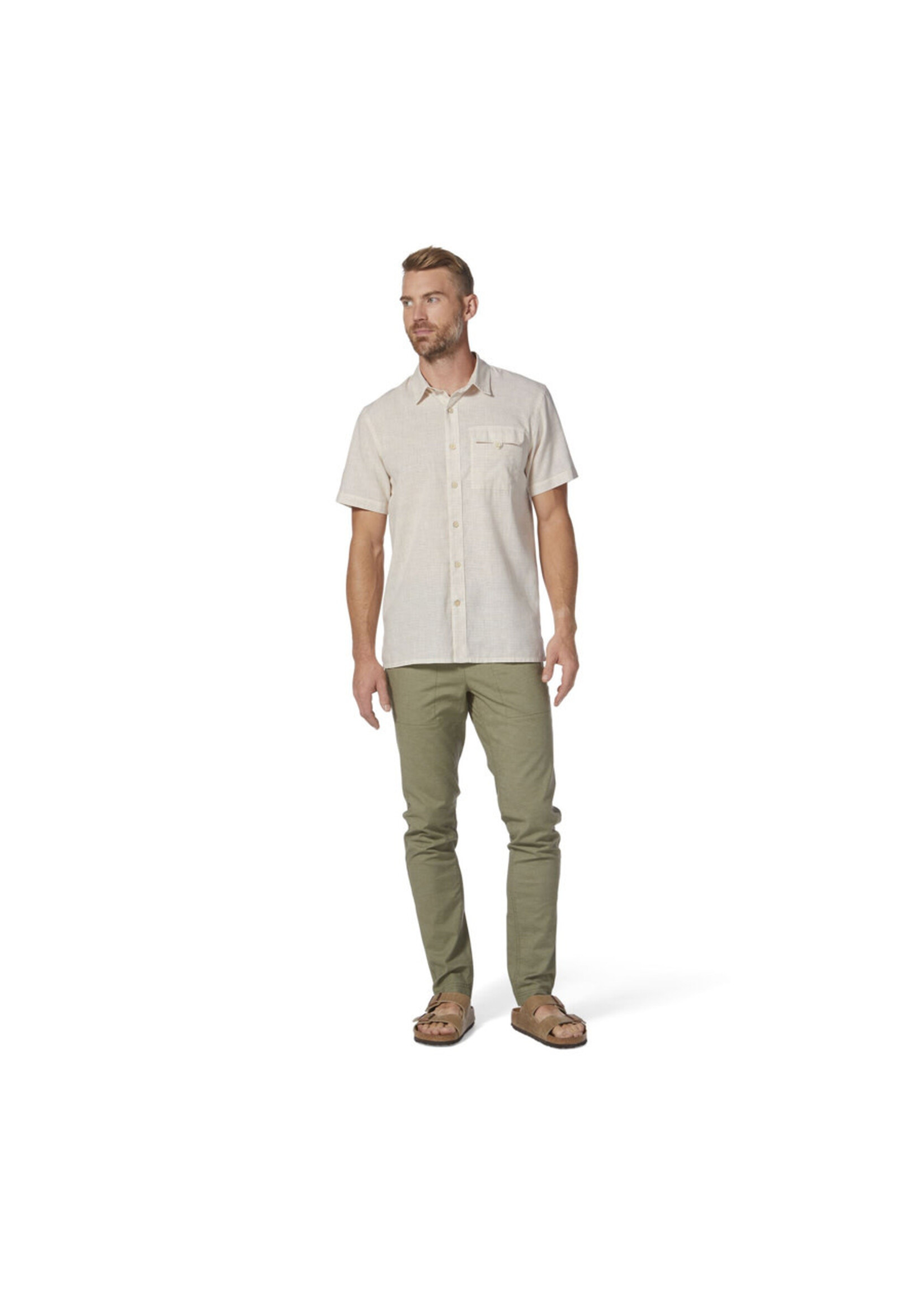 ROYAL ROBBINS Chemise Hempline Spaced S/S Blended Undyed