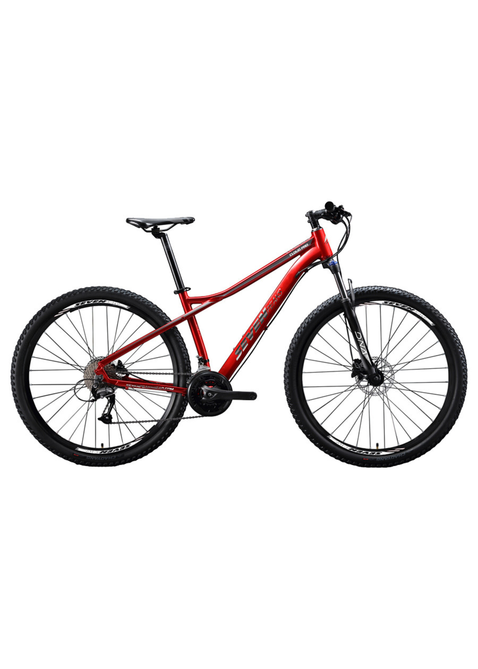 SEVEN PEAKS Vélo Cloud Pro - Rouge/Argent