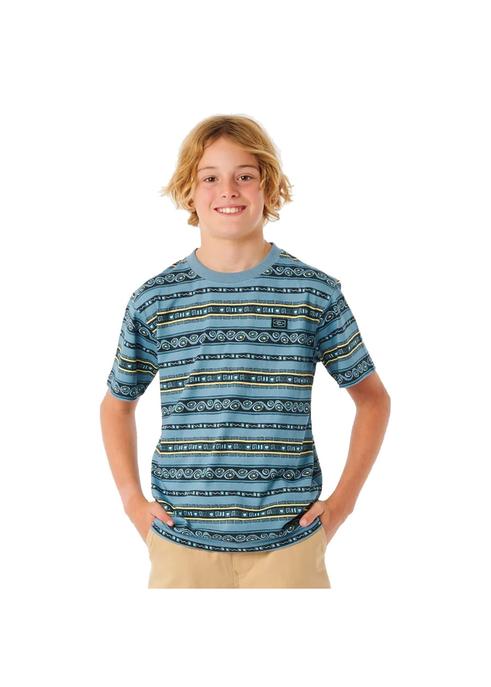 RIP CURL T-Shirt TUBE HEADS SURF Bleu Enfants