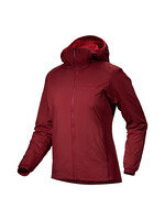 ARC'TERYX Veste à capuchon ATOM / Rouge Bordeaux (Femme)