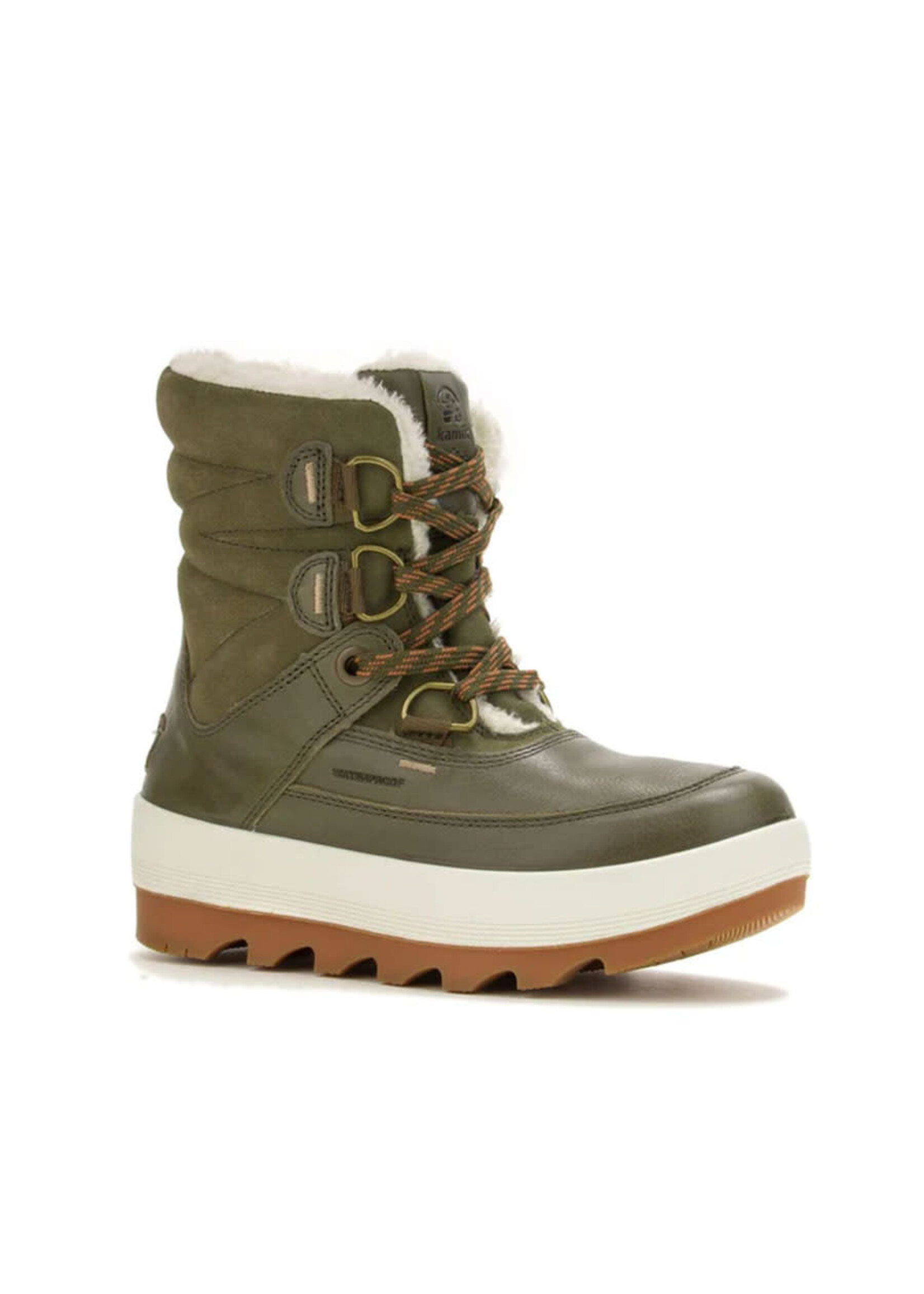 KAMIK Bottes CELESTE / Vert Olive Foncé