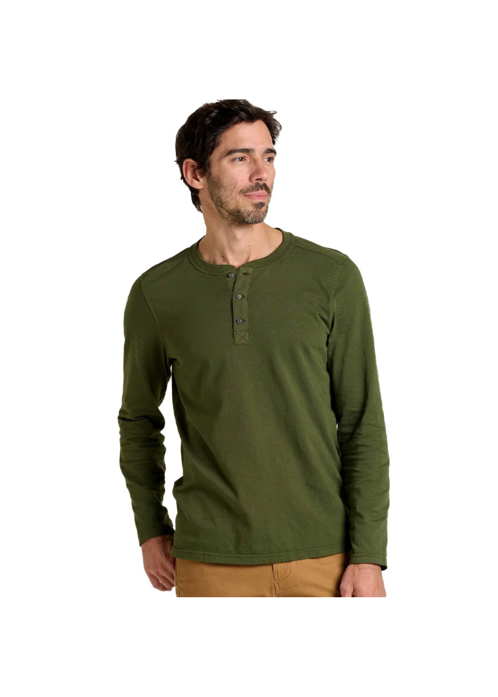 TOAD & CO Chandail PRIMO HENLEY / Vert chive