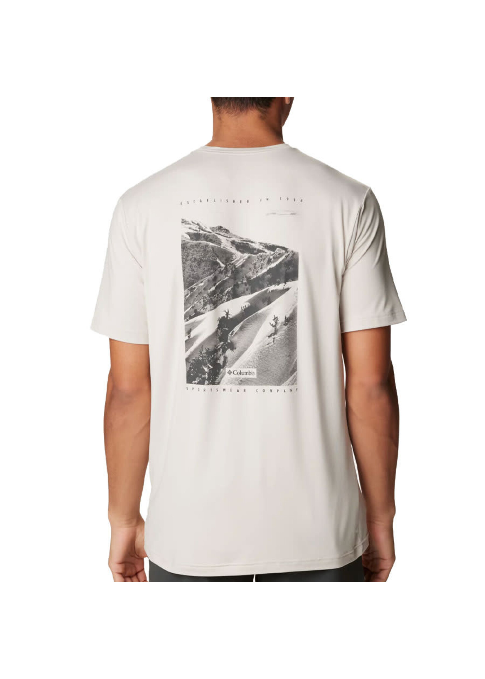 COLUMBIA T-shirt TECH TRAIL / Pierre foncée