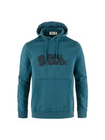 FJALL RAVEN Chandail à capuchon LOGO / Bleu Deep Sea