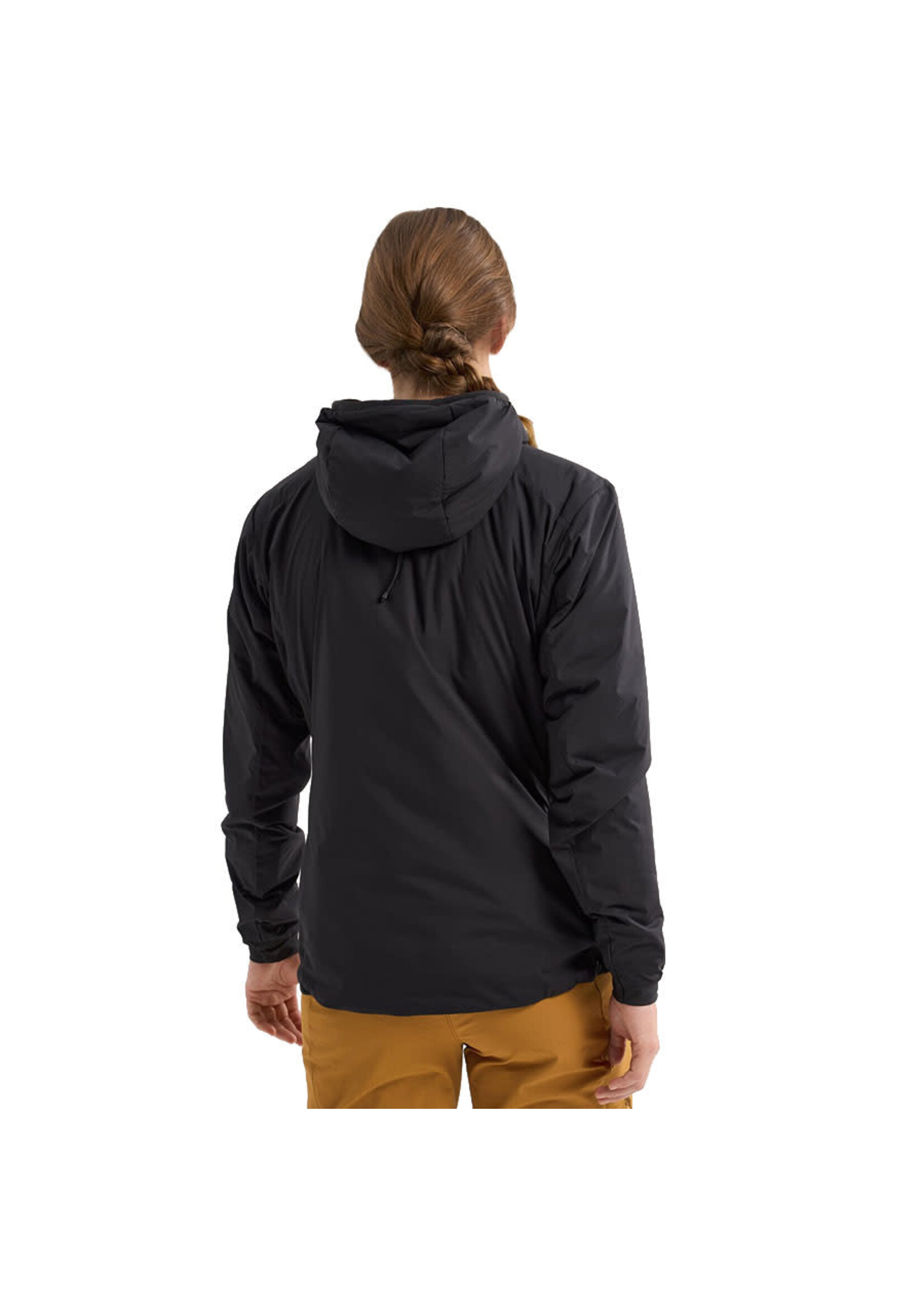 ARC'TERYX Veste à capuchon ATOM / Noir (Femme)