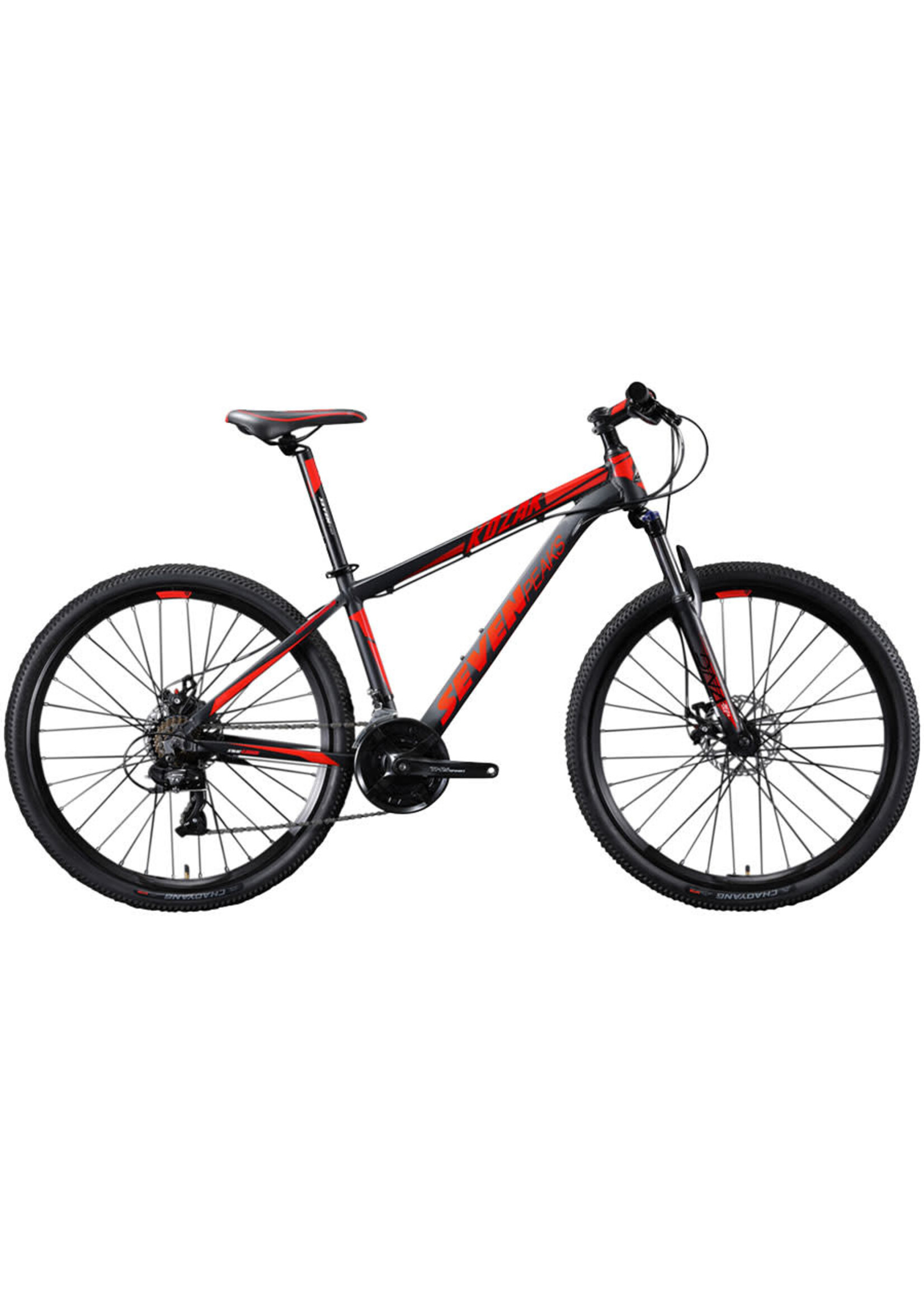 SEVEN PEAKS Vélo KOZAK / Noir Mat & Rouge