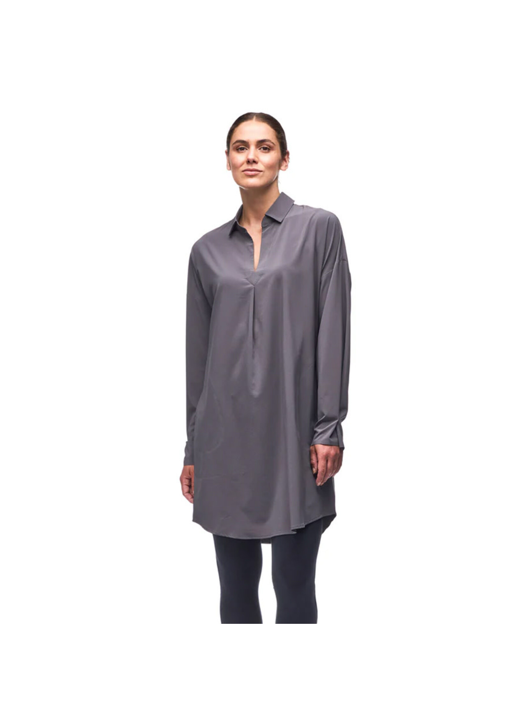 INDYEVA Robe FRIVOL LG SLV / Storm Sky (Femme)