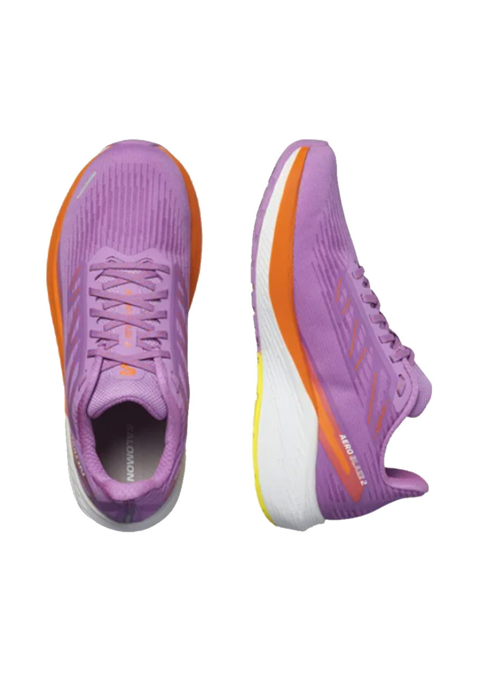 SALOMON Souliers AERO BLAZE 2 / Iris Orchid & Dragon Fire & Sulphur Spring (Femme)