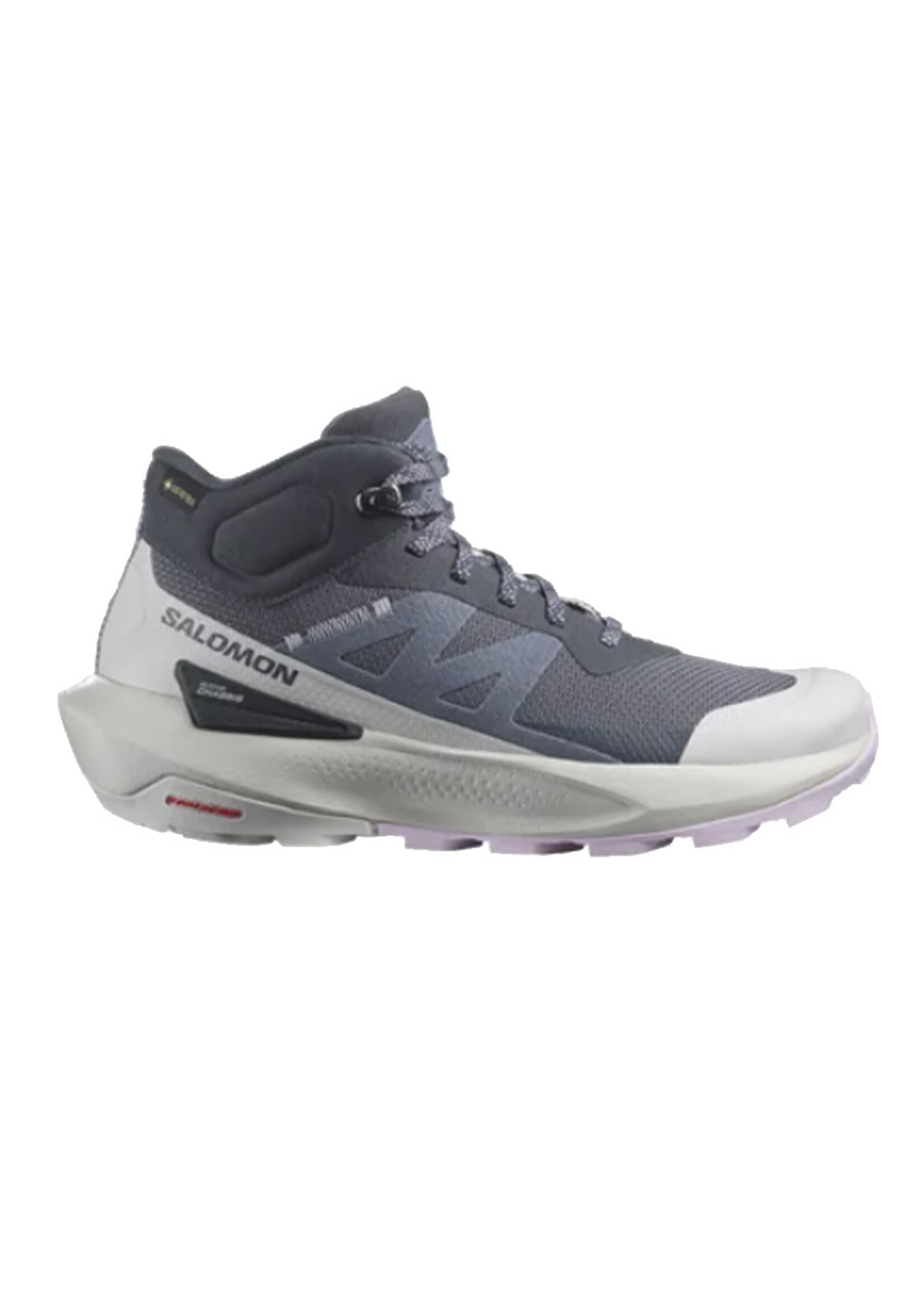 SALOMON Souliers ELIXIR ACTIV MID GTX / India Ink & Glacier Gray & Orchid Petal (Femme)
