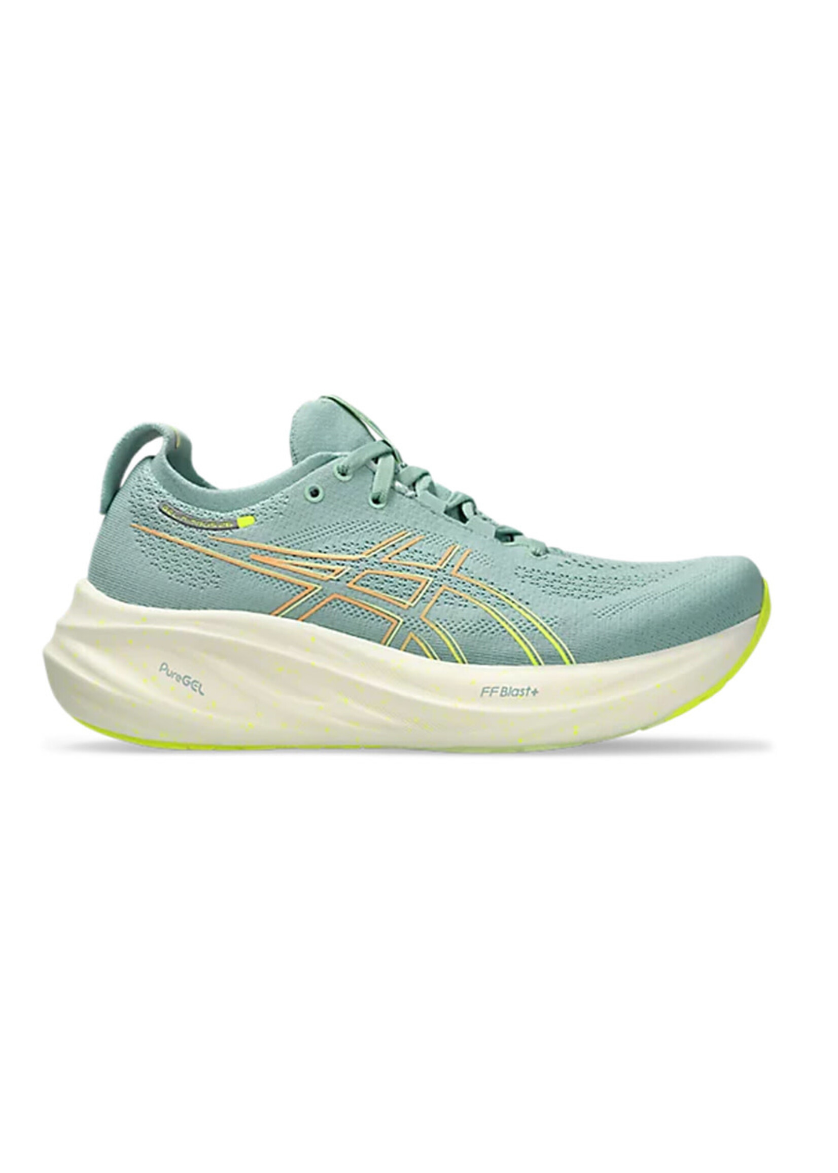 ASICS Souliers GEL-NIMBUS 26 / Celadon & Yellow (Femme)