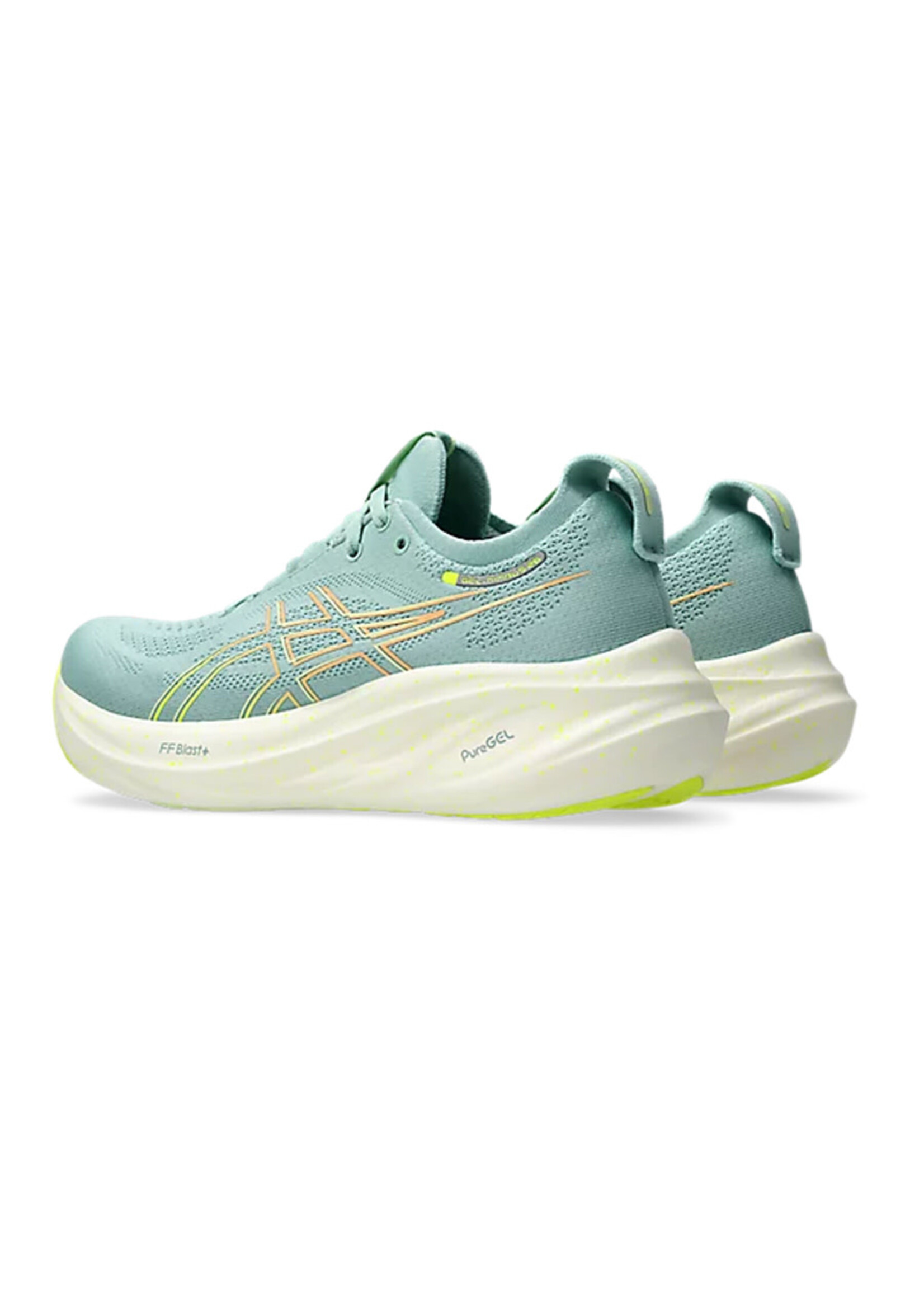 ASICS Souliers GEL-NIMBUS 26 / Celadon & Yellow (Femme)