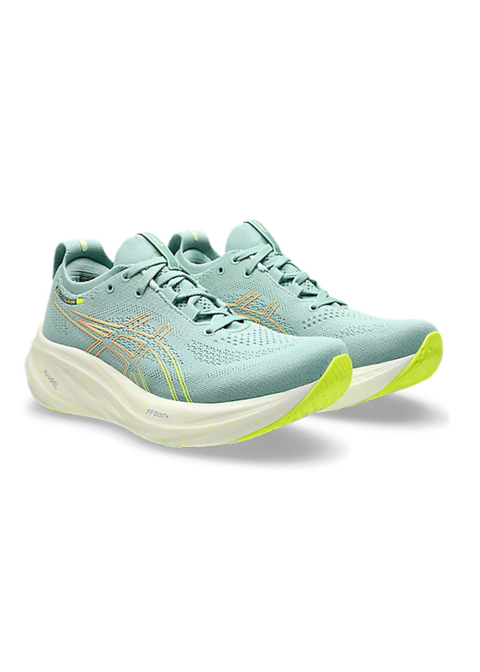 ASICS Souliers GEL-NIMBUS 26 / Celadon & Yellow (Femme)