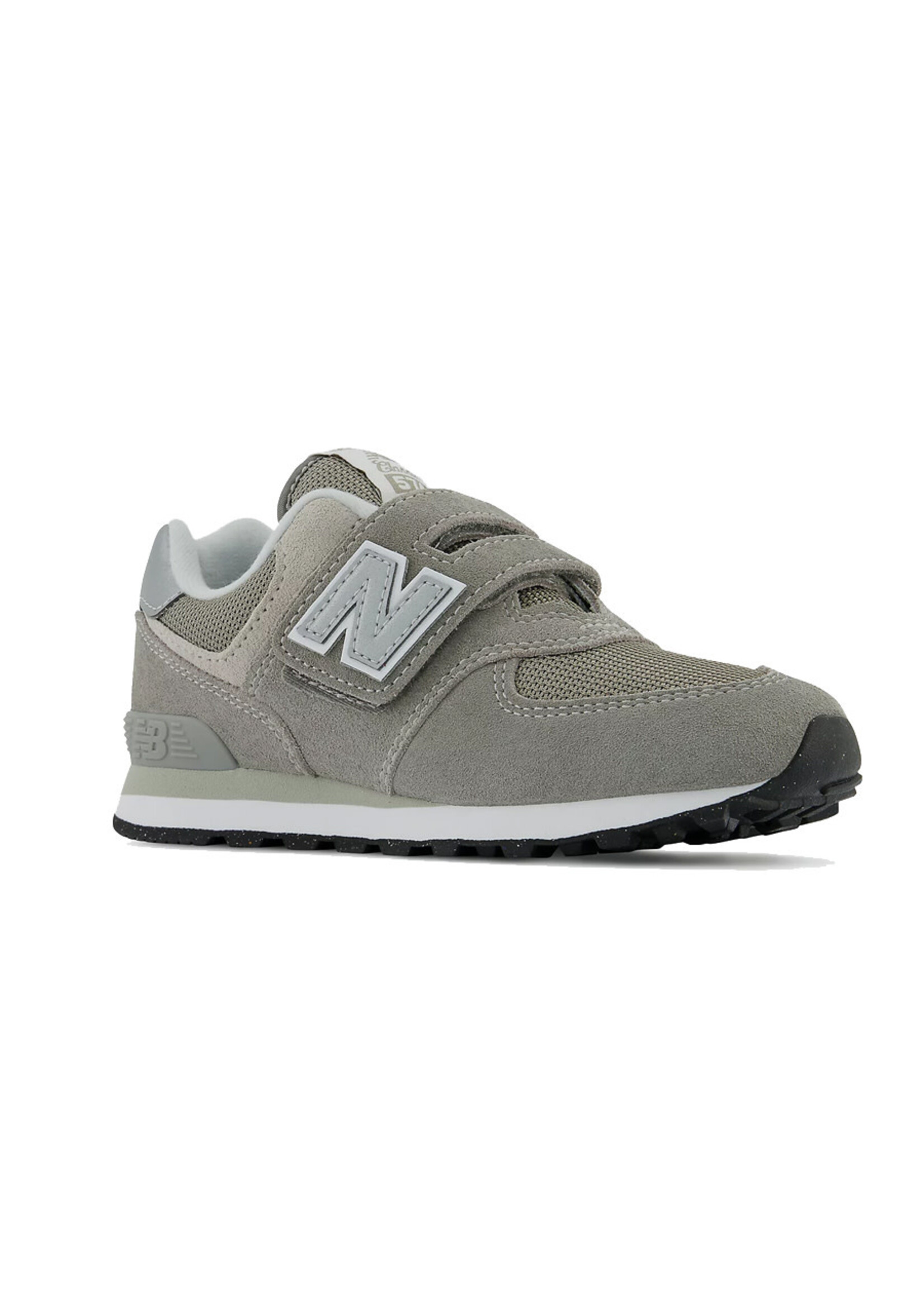 NEW BALANCE Souliers à velcro 574 / Gris (Enfant)