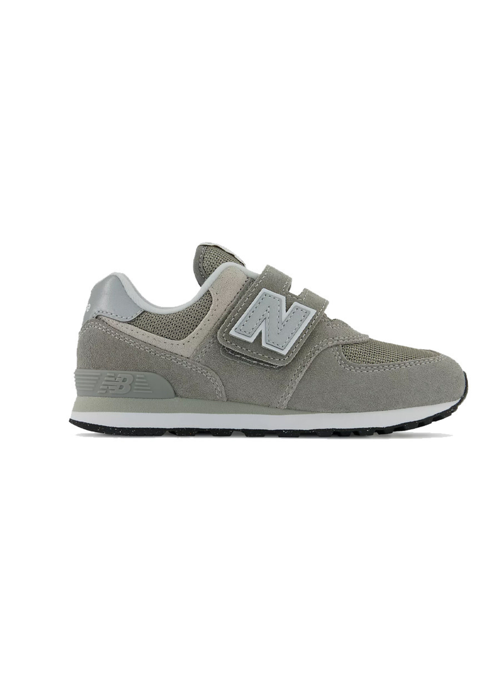 NEW BALANCE Souliers à velcro 574 / Gris (Enfant)