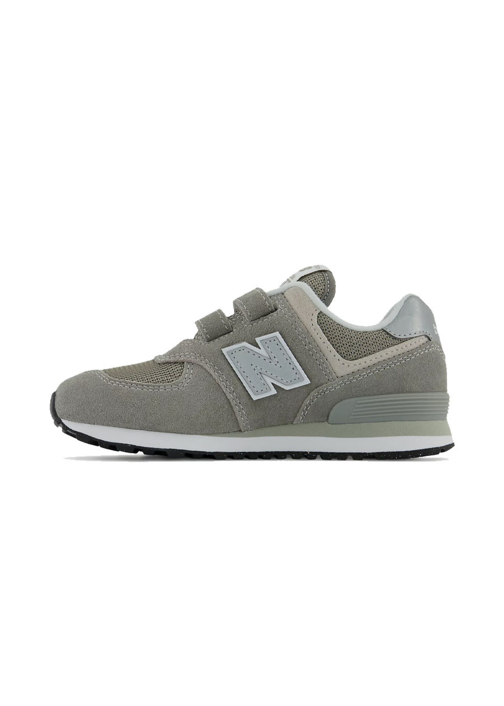 NEW BALANCE Souliers à velcro 574 / Gris (Enfant)