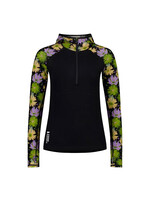 MONS ROYALE Chandail à capuchon BELLA / Alpine Bloom & Black (Femme)