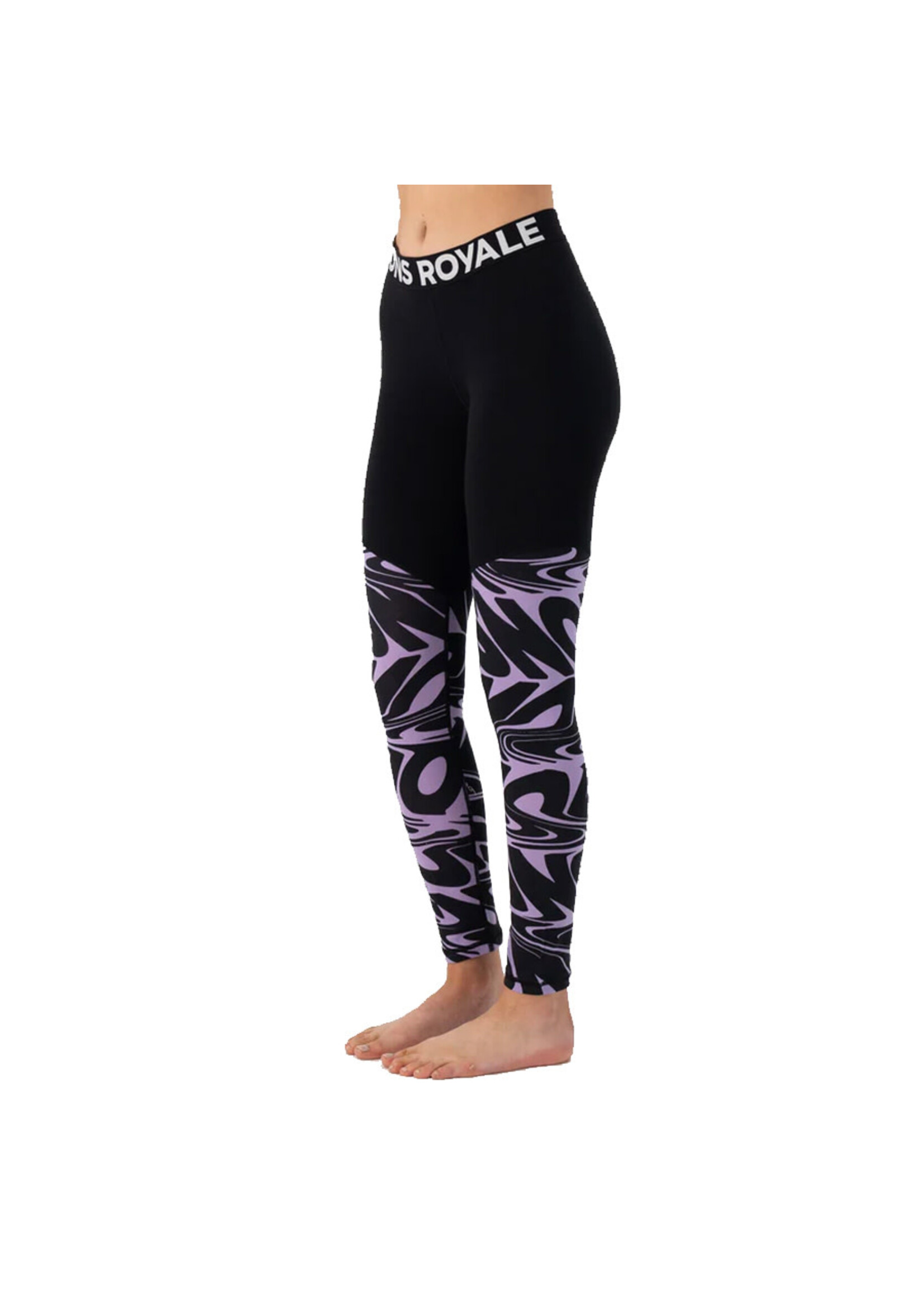 MONS ROYALE Legging CASCADE MERINO FLEX 200 / Signal Lost Lupin (Femme)