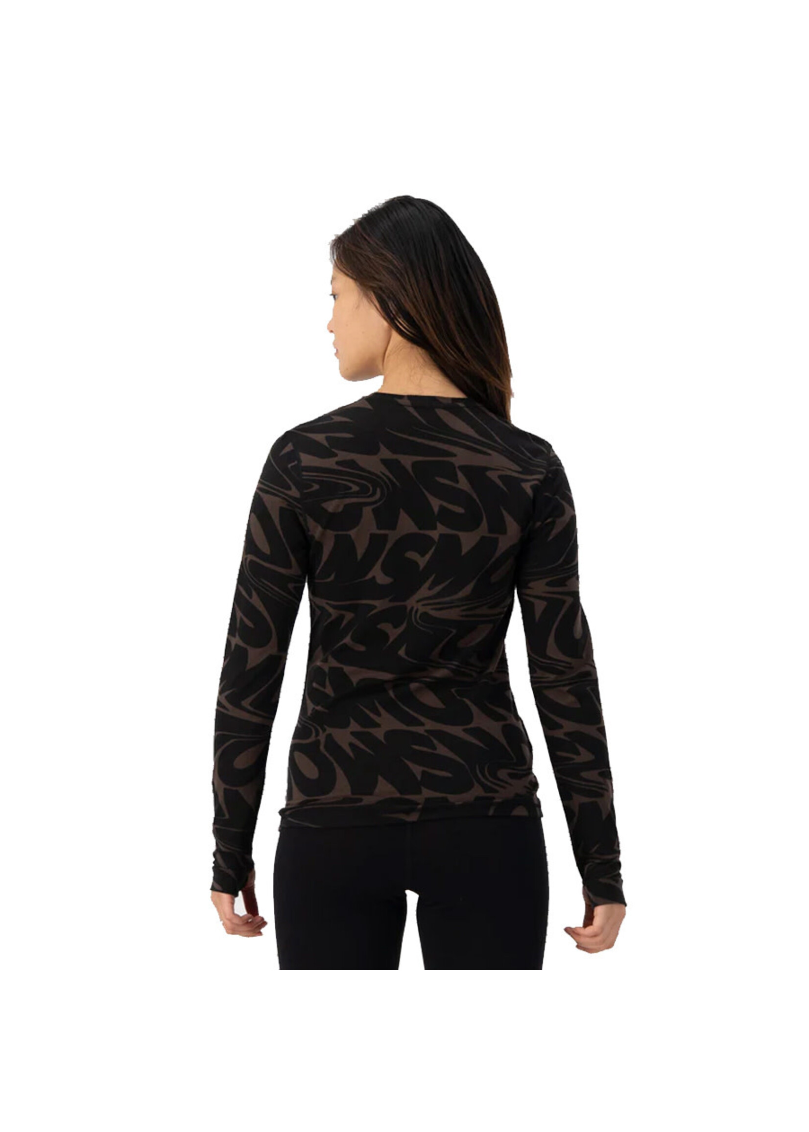 MONS ROYALE T-shirt à manches longues CASCADE MERINO FLEX 200 / Signal Lost Cedar (Femme)
