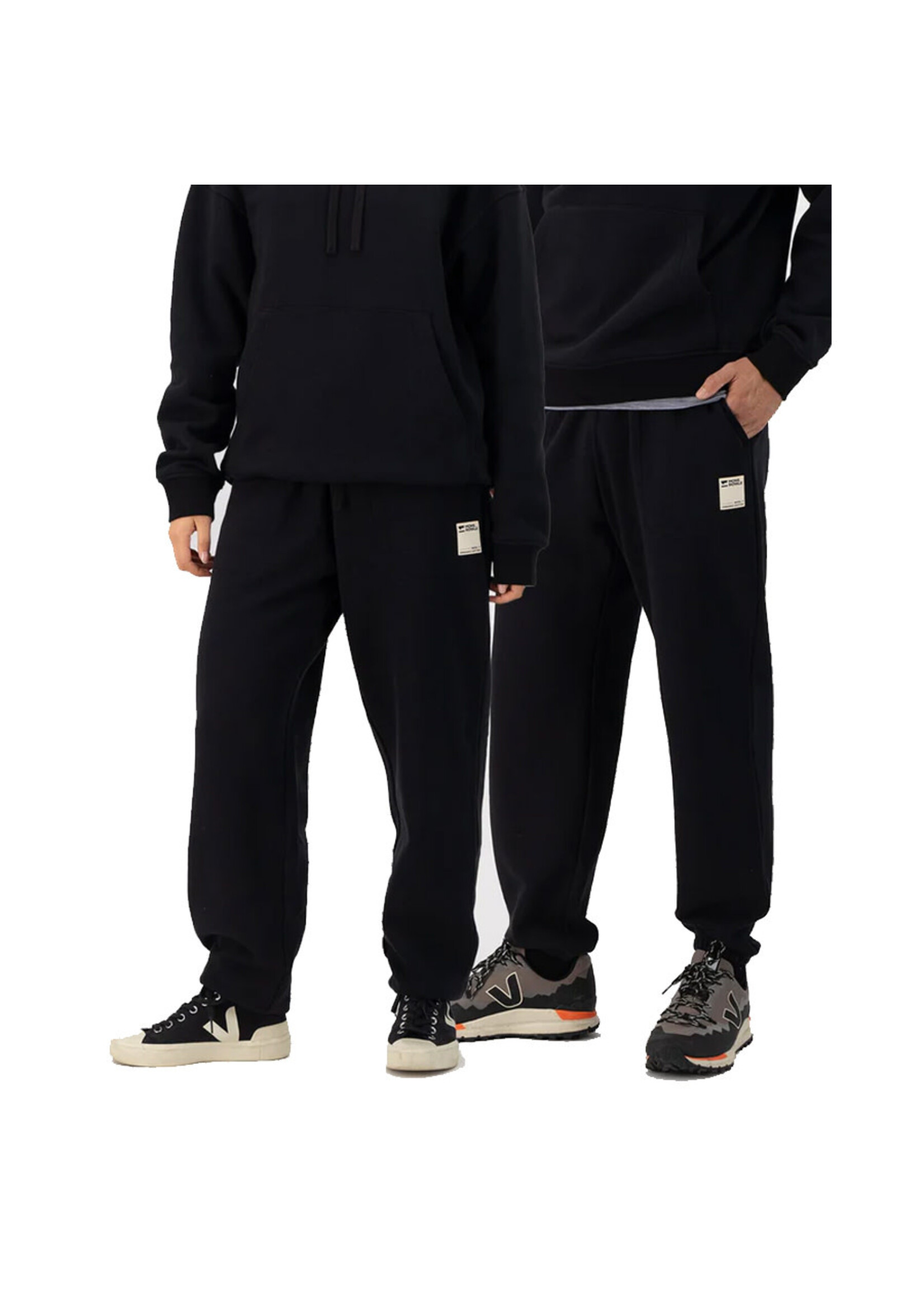 MONS ROYALE Pantalon VERDANT MERINO / Noir (Unisexe)