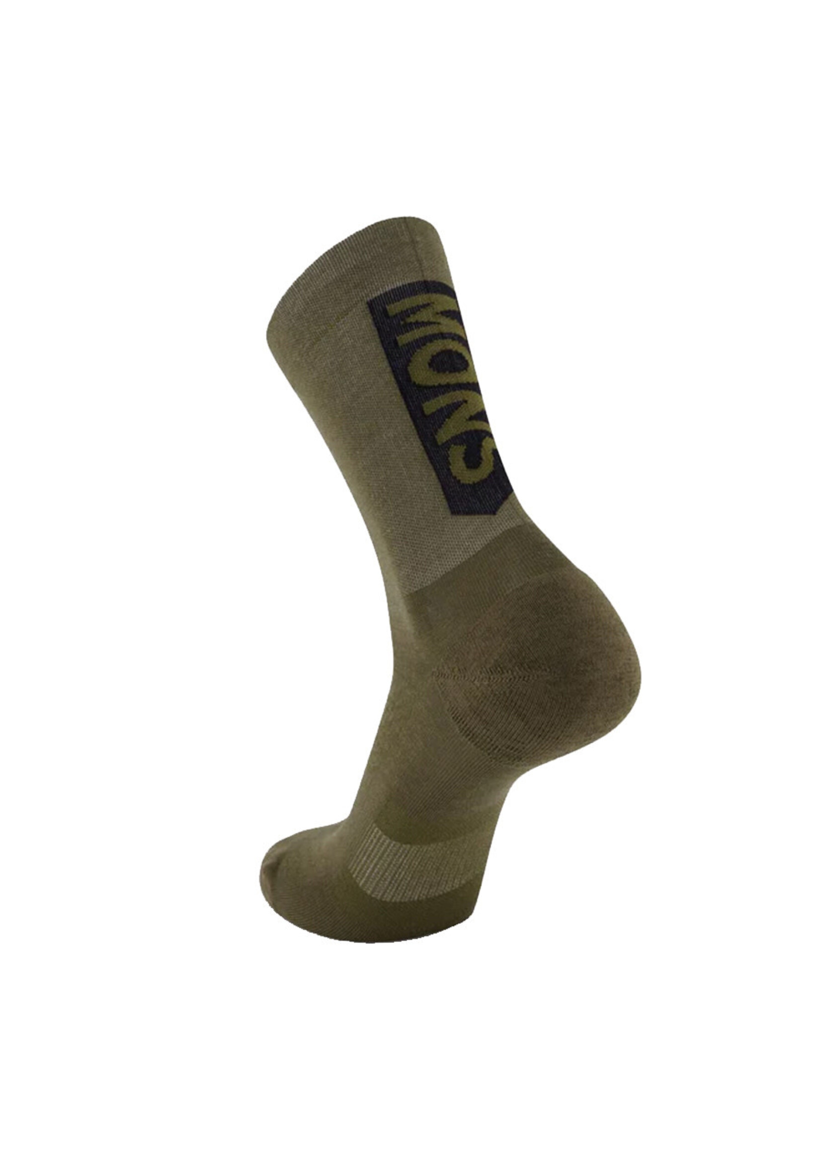 MONS ROYALE Chaussettes ATLAS MERINO CREW / Dark Olive (Unisexe)