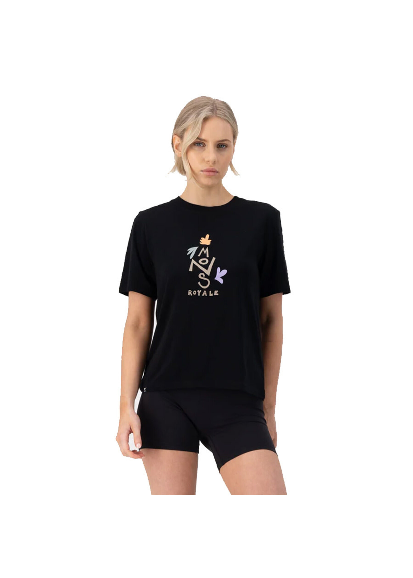 MONS ROYALE T-shirt ICON / Pétale Noire (Femme)