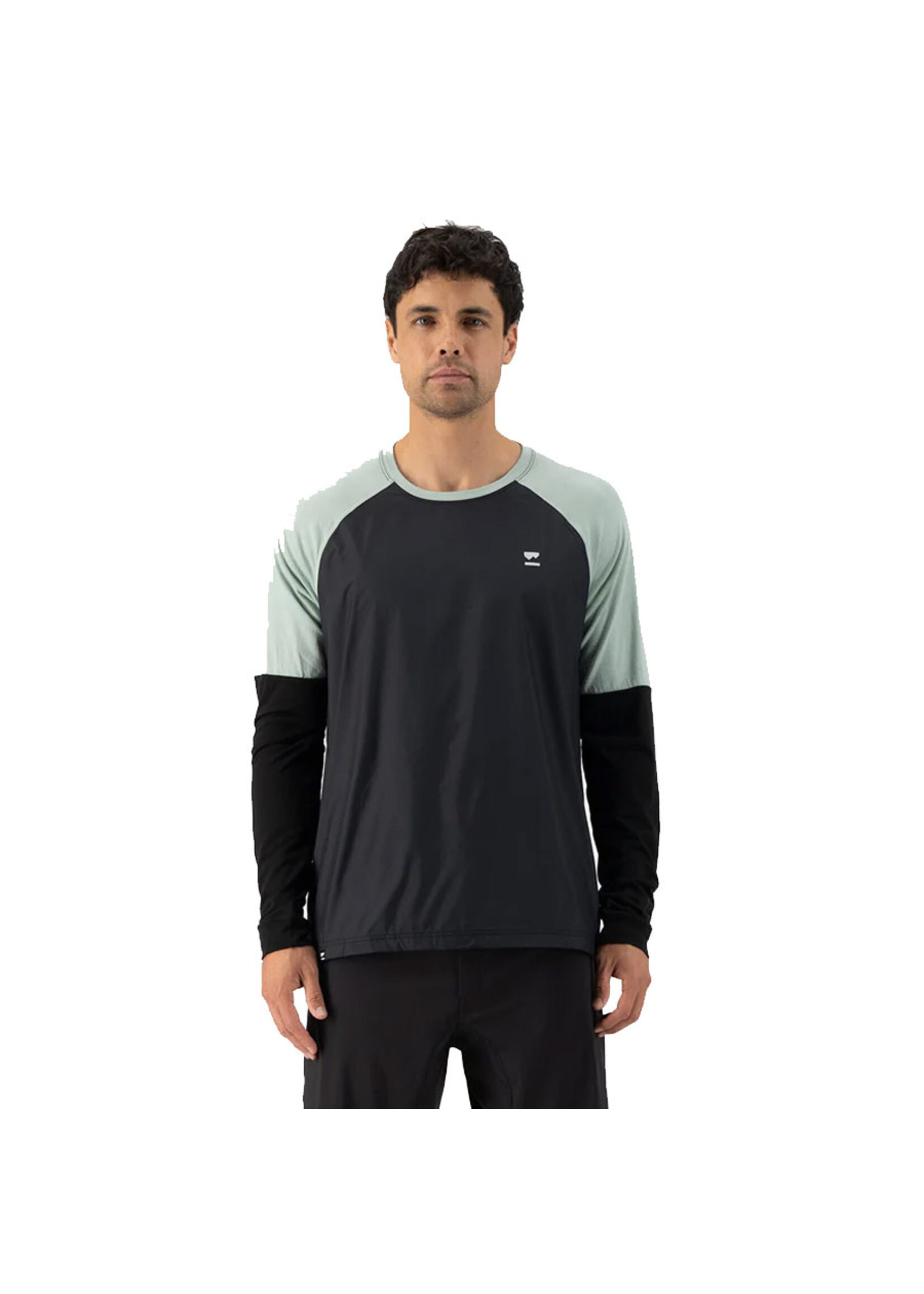 MONS ROYALE Chandail coupe-vent TARN MERINO / Glacier (Homme)