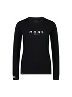 MONS ROYALE T-shirt à manches longues YOTEI CLASSIC / Noir (Femme)
