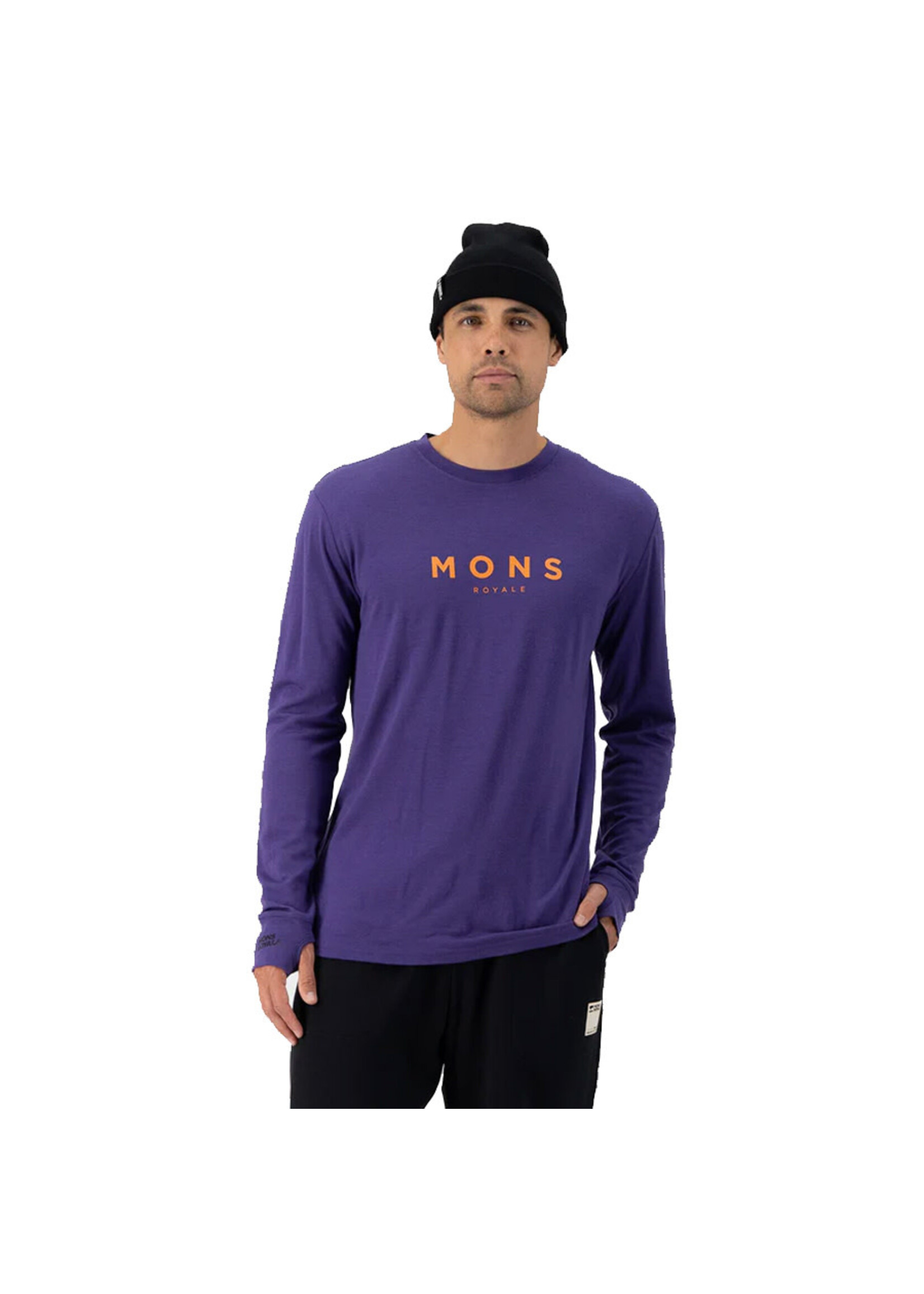 MONS ROYALE T-shirt à manches longues YOTEI CLASSIC / Violet (Homme)
