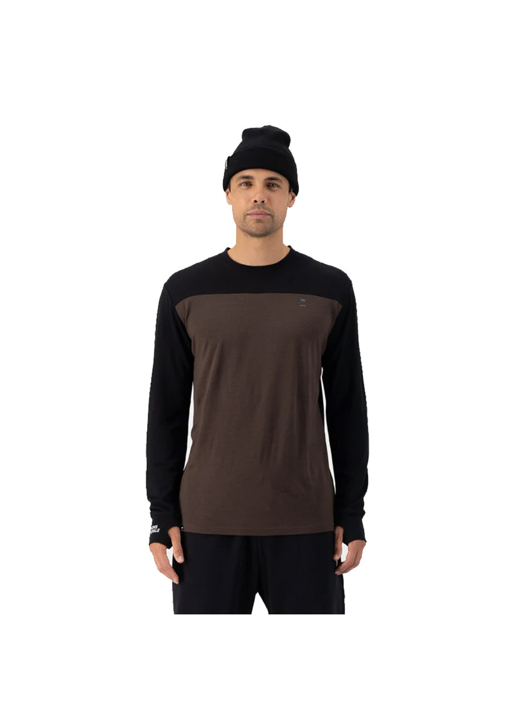 MONS ROYALE T-shirt à manches longues YOTEI CLASSIC / Cedar & Black (Homme)