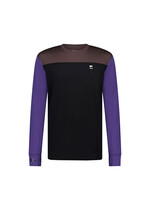 MONS ROYALE T-shirt à manches longues YOTEI CLASSIC / Violet & Cedar & Noir (Homme)