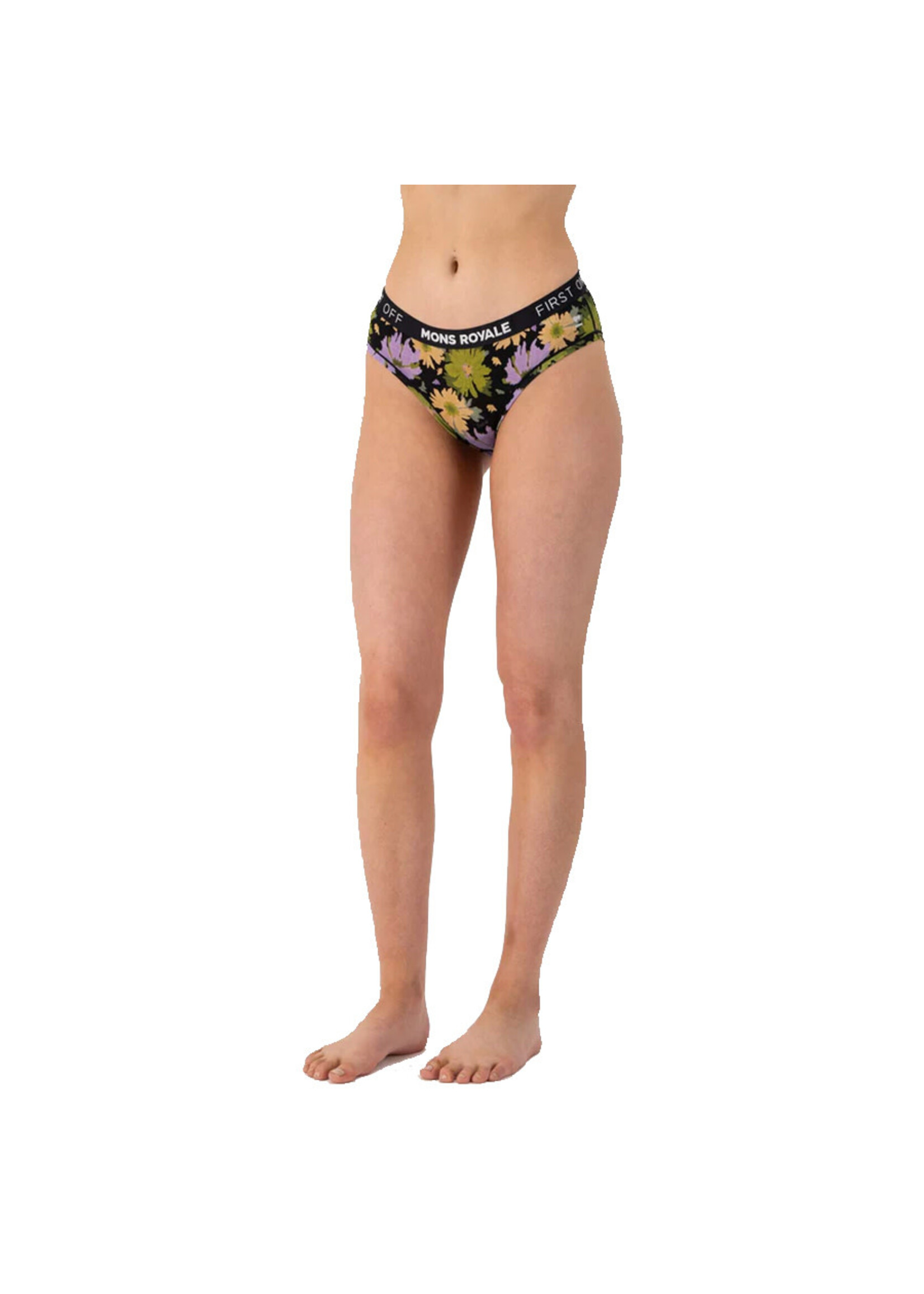 MONS ROYALE Culotte en laine mérinos FOLO / Alpine Bloom Logo (Femme)