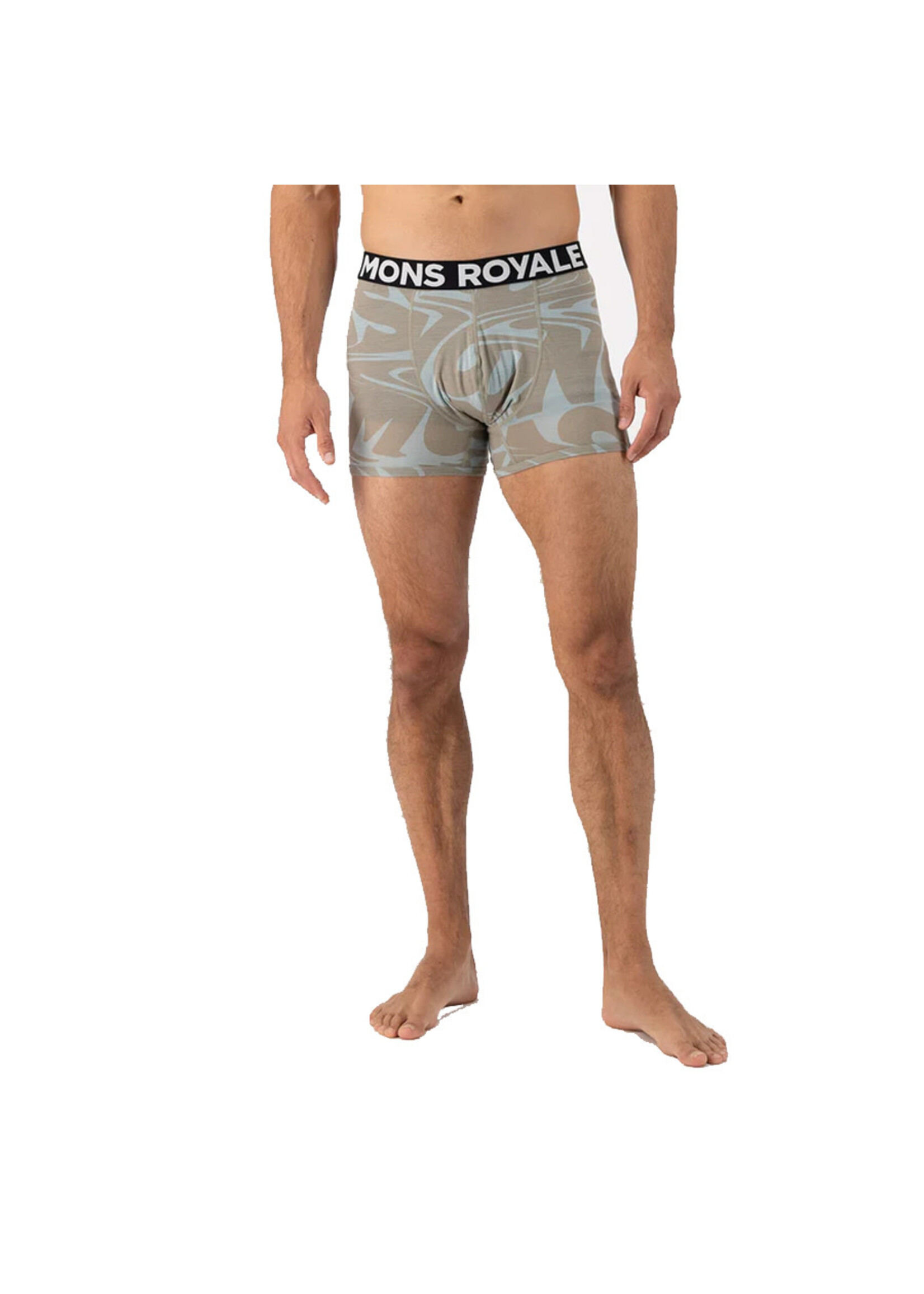 MONS ROYALE Boxeur court HOLD'EM / Glacier (Homme)