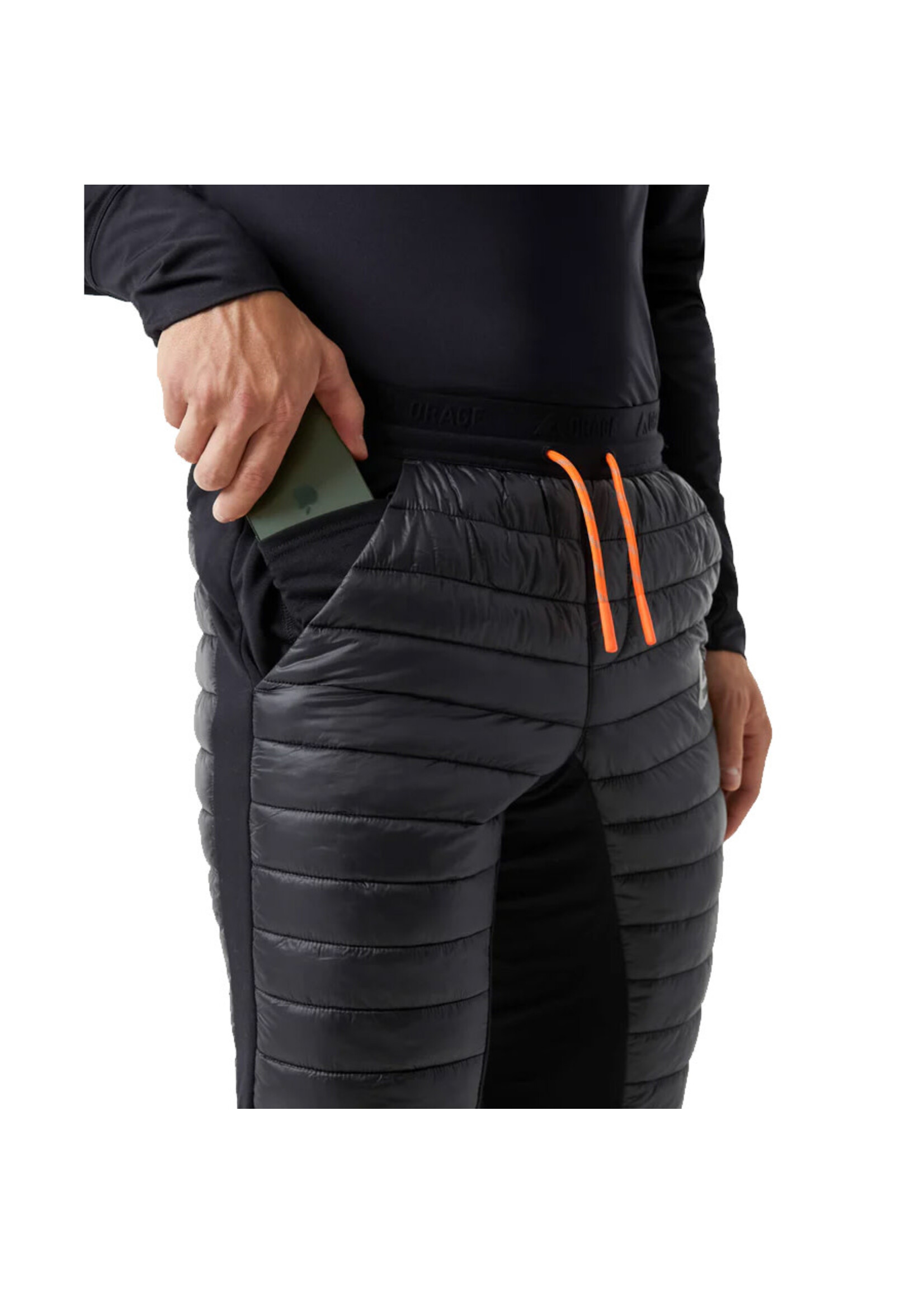 ORAGE Pantalon isolé TUNDRA HYBRID / Noir (Homme)