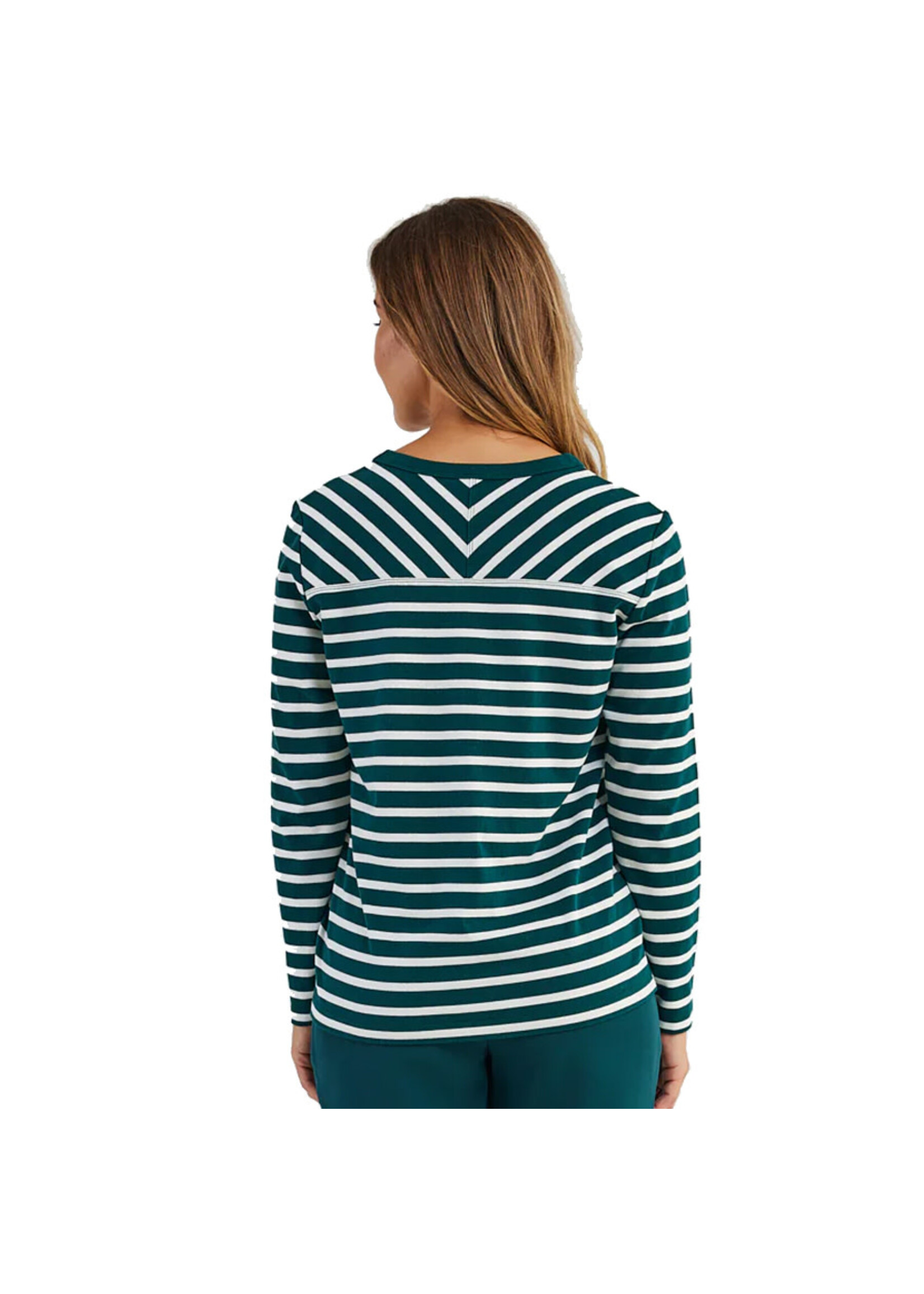 FIG T-shirt à manches longues NEWPORT / Pineland & Pearl Strip (Femme)