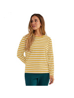 FIG T-shirt à manches longues NEWPORT / Dijon & Pearl Strip (Femme)