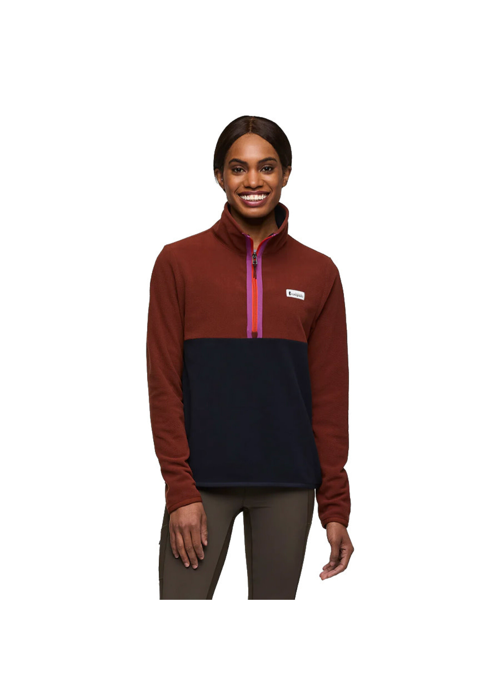 COTOPAXI Veste polaire à ½ zip AMADO / Rusty & Carbon (Femme)
