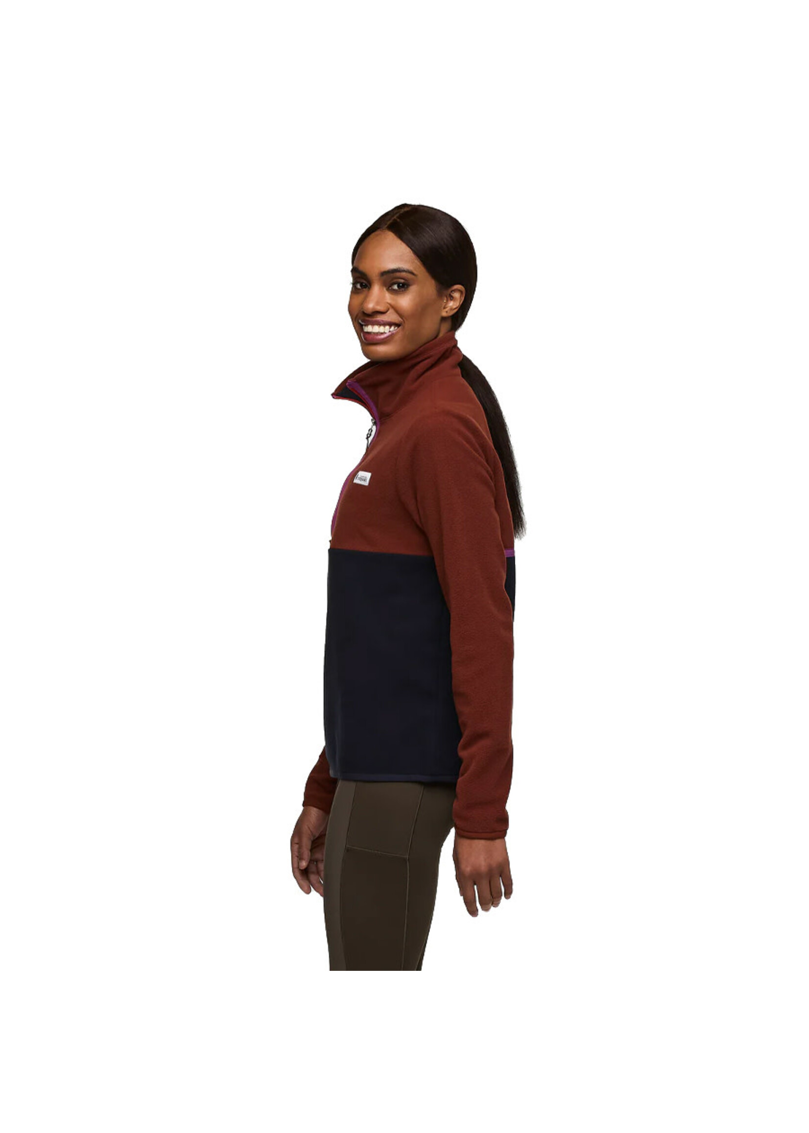 COTOPAXI Veste polaire à ½ zip AMADO / Rusty & Carbon (Femme)