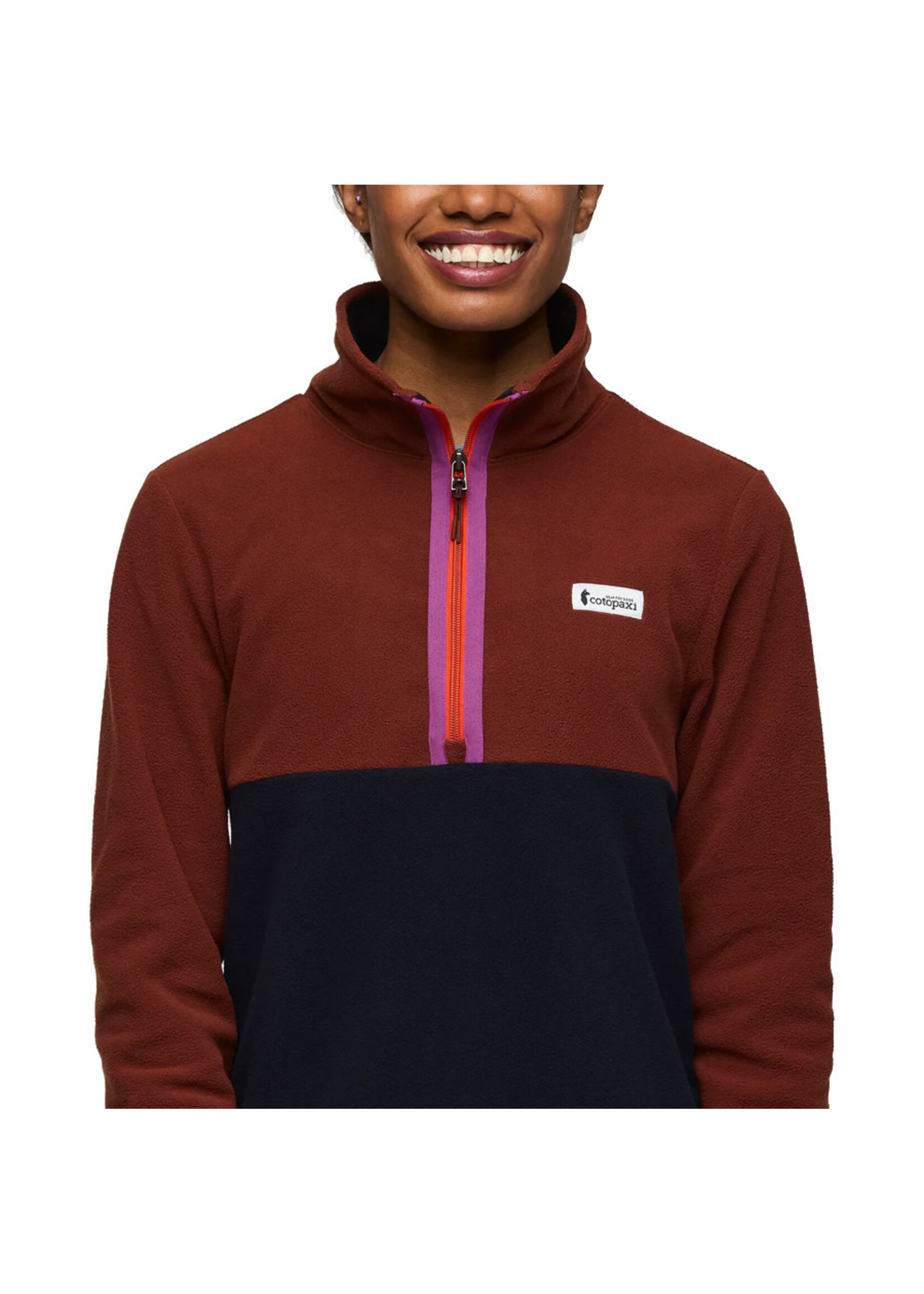 COTOPAXI Veste polaire à ½ zip AMADO / Rusty & Carbon (Femme)