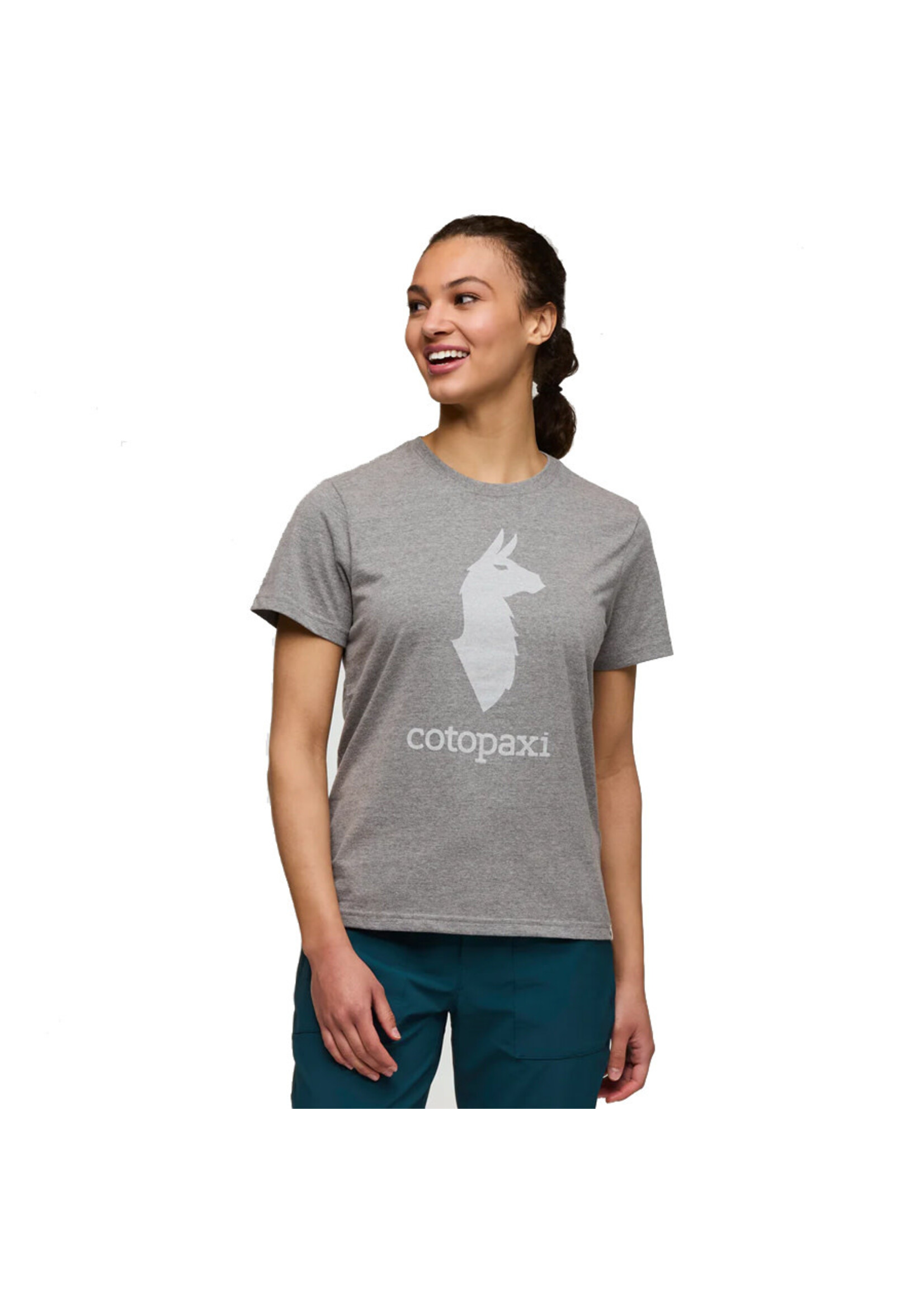 COTOPAXI T-shirt LLAMA / Heather Grey (Femme)