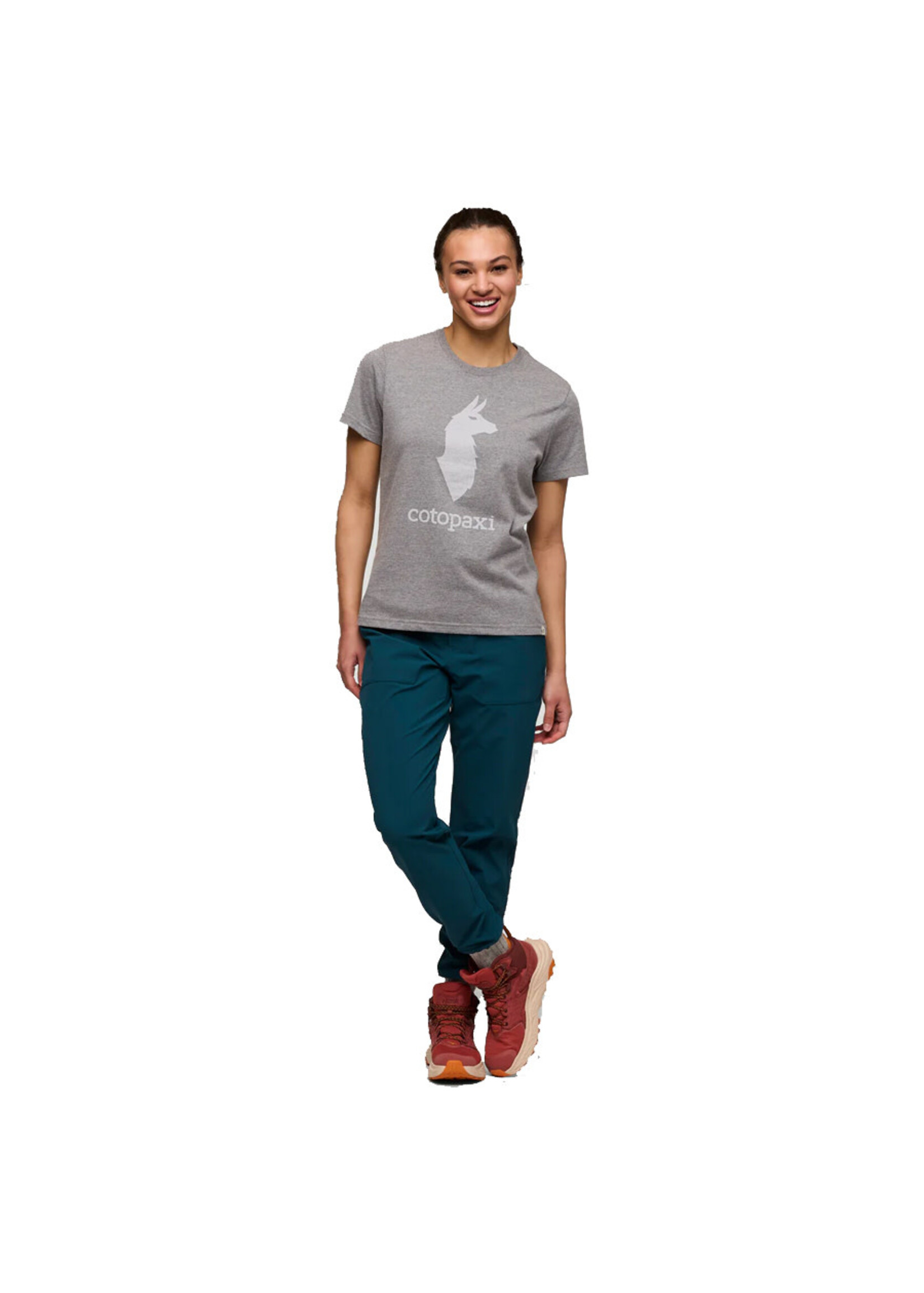 COTOPAXI T-shirt LLAMA / Heather Grey (Femme)