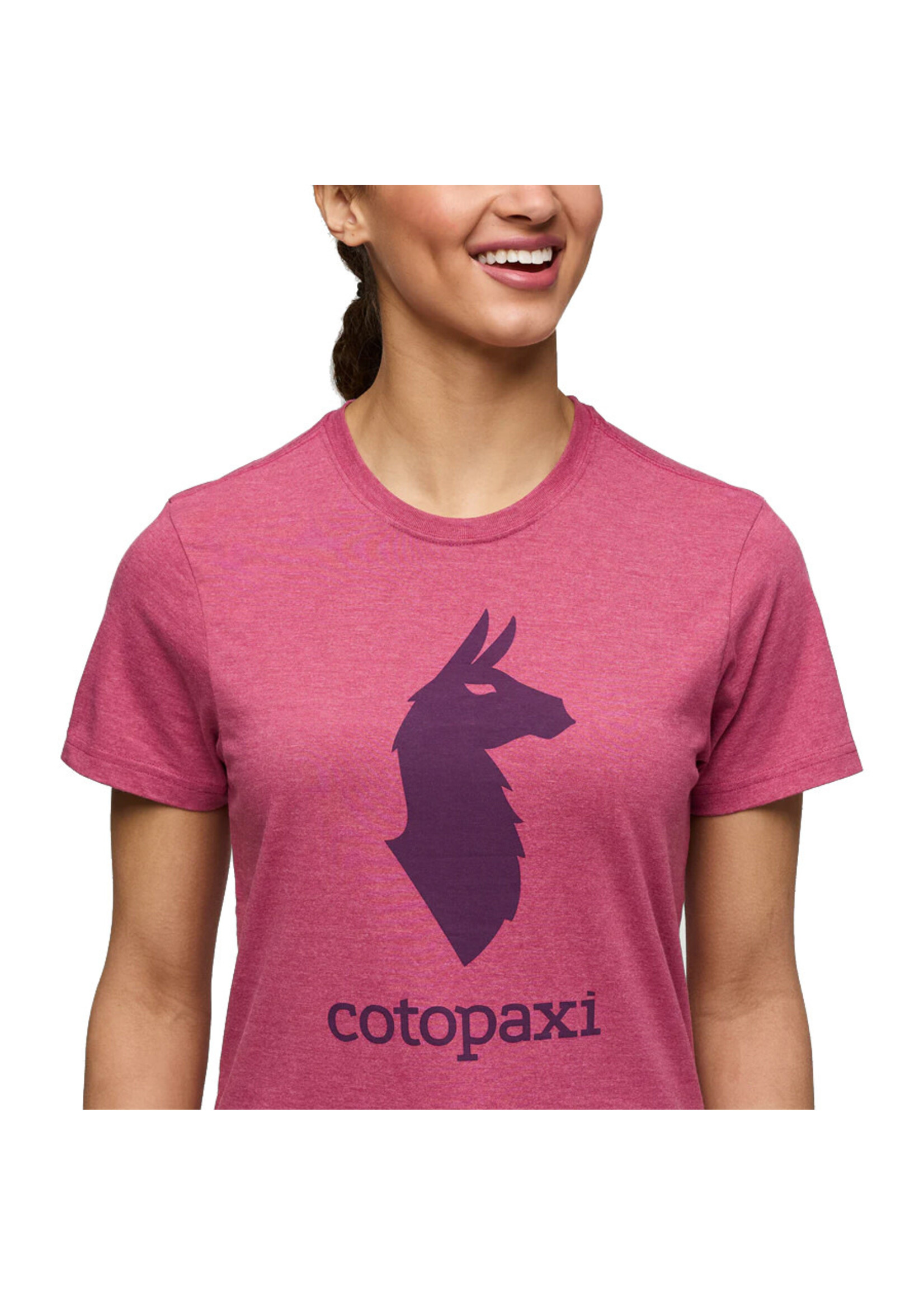 COTOPAXI T-shirt LLAMA / Sangria (Femme)