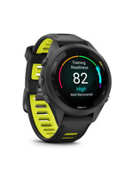 GARMIN Montre avec bracelet en silicone FORERUNNER 265S MUSIC / Noir & Jaune vif