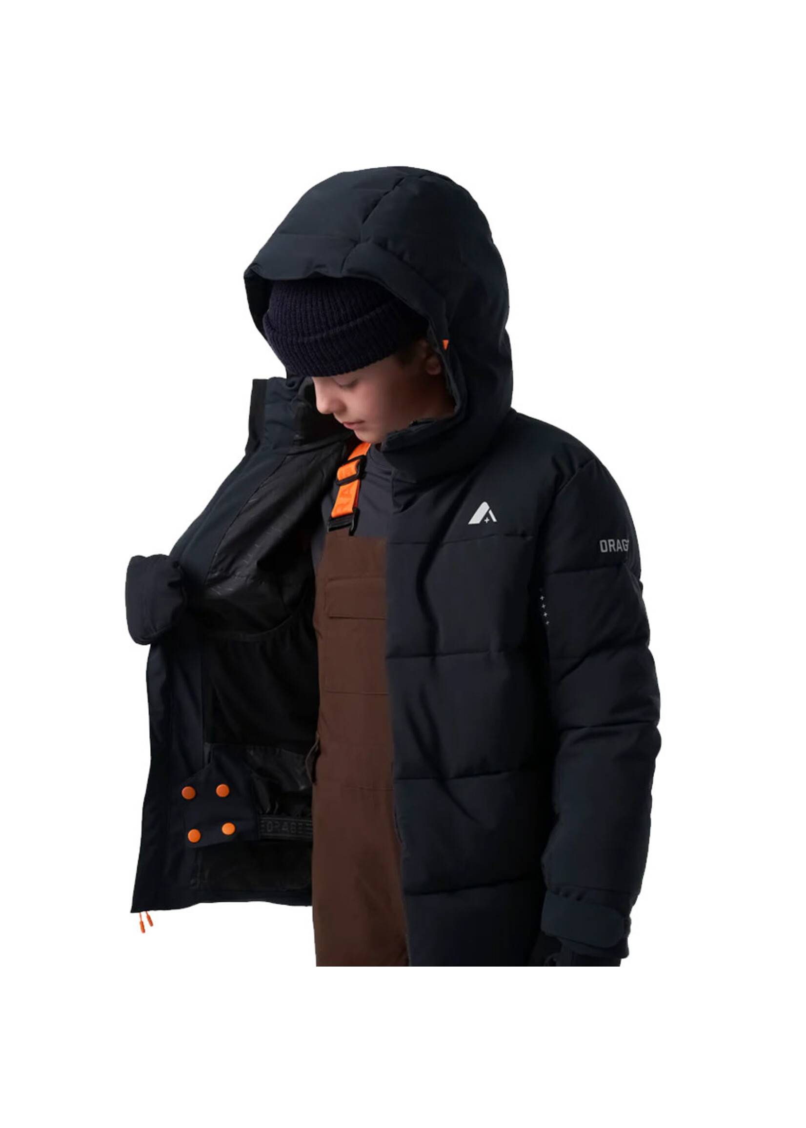 ORAGE Veste en duvet REDFORD JR. / Noir (Enfant)